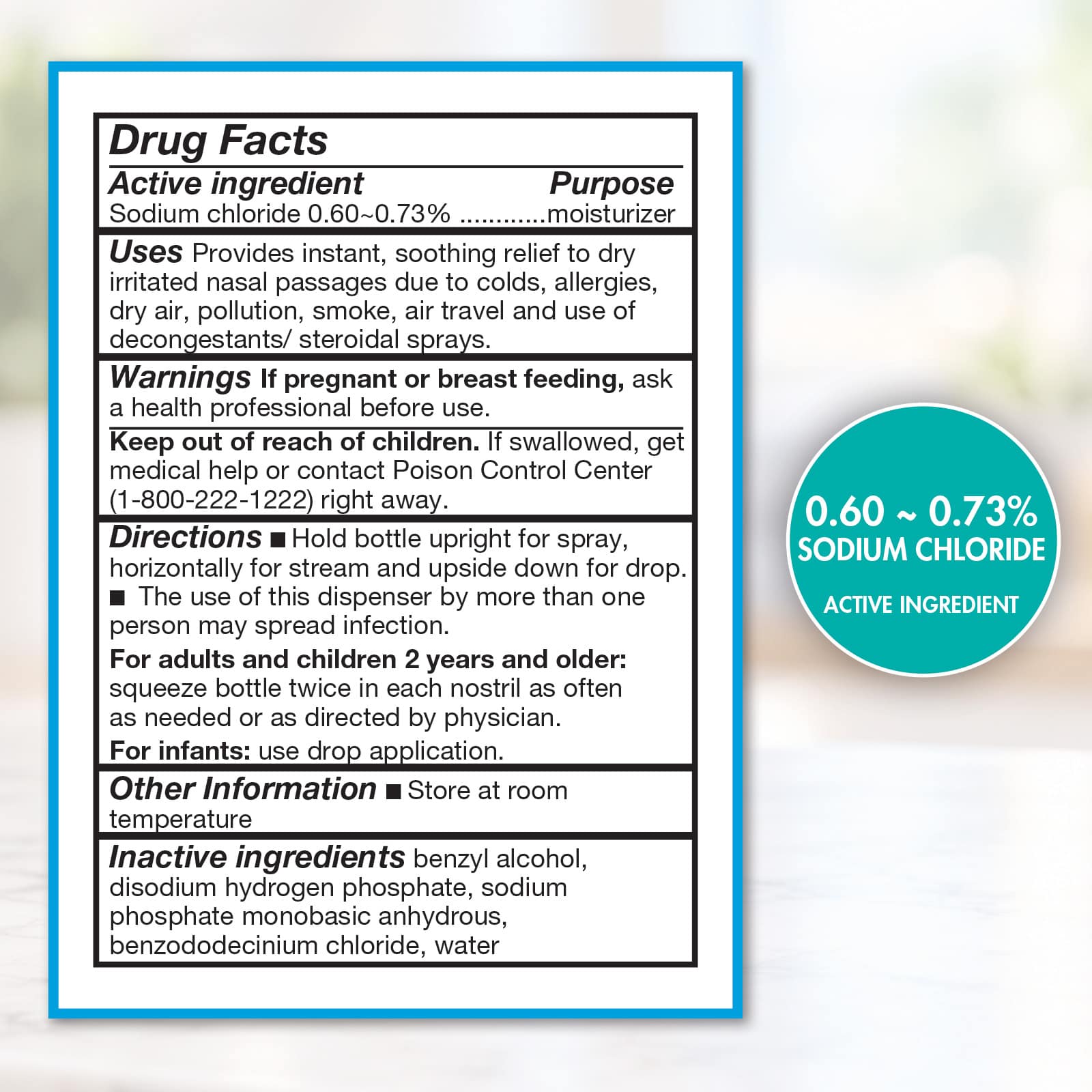 TheraCare Nasal Spray Premium Saline - Image 5
