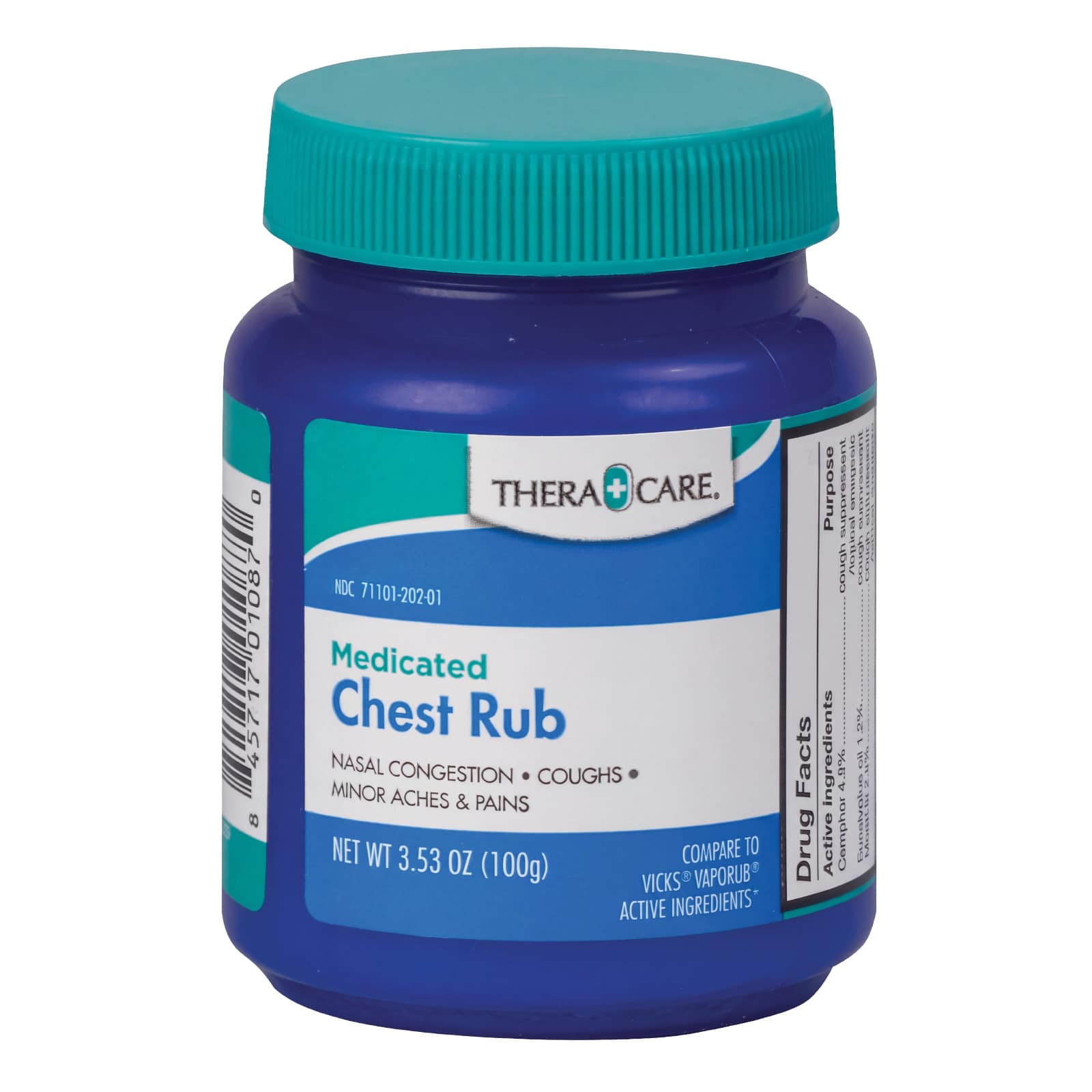 TheraCare Medicated Chest Rub Cough Suppressant