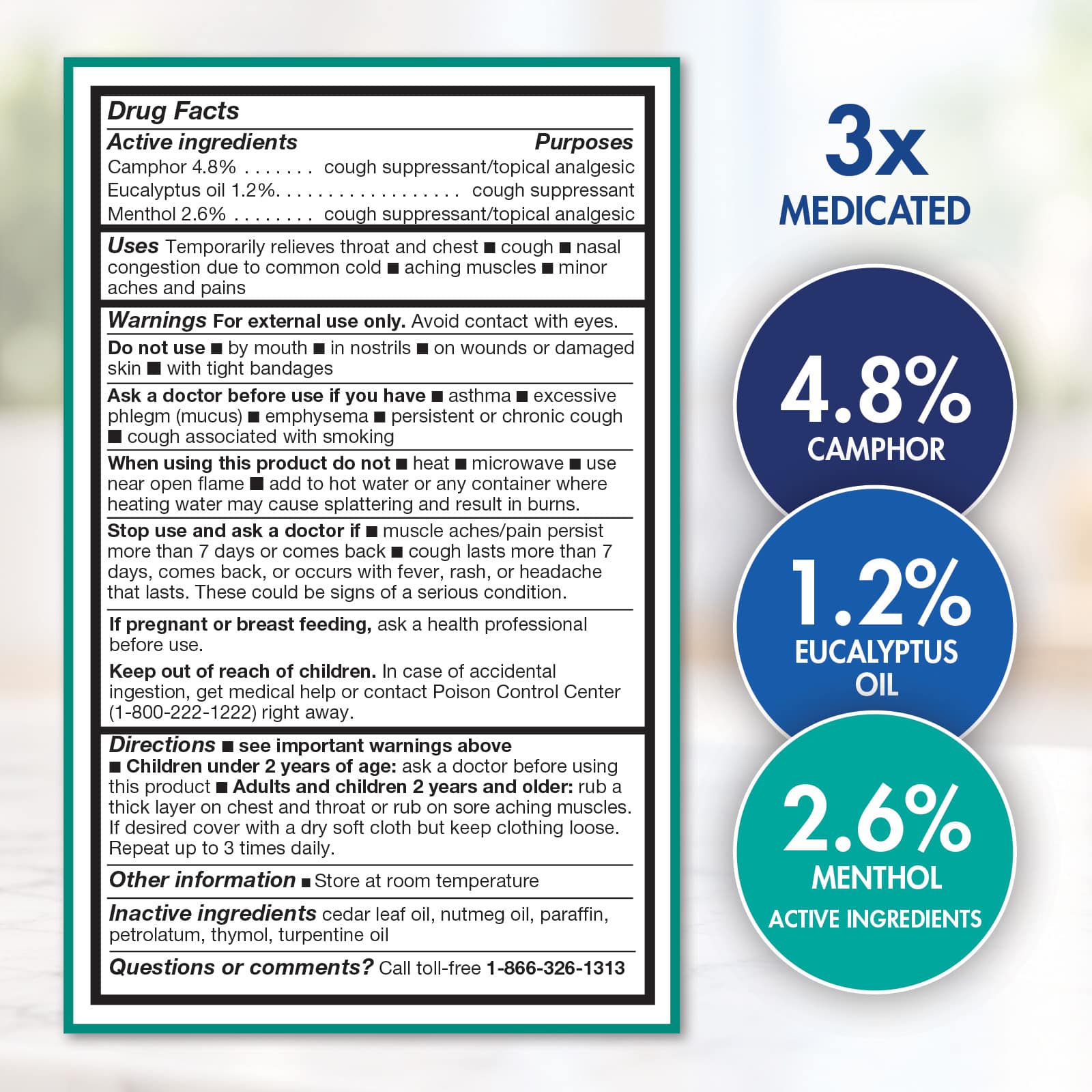 TheraCare Medicated Chest Rub Cough Suppressant - Image 2