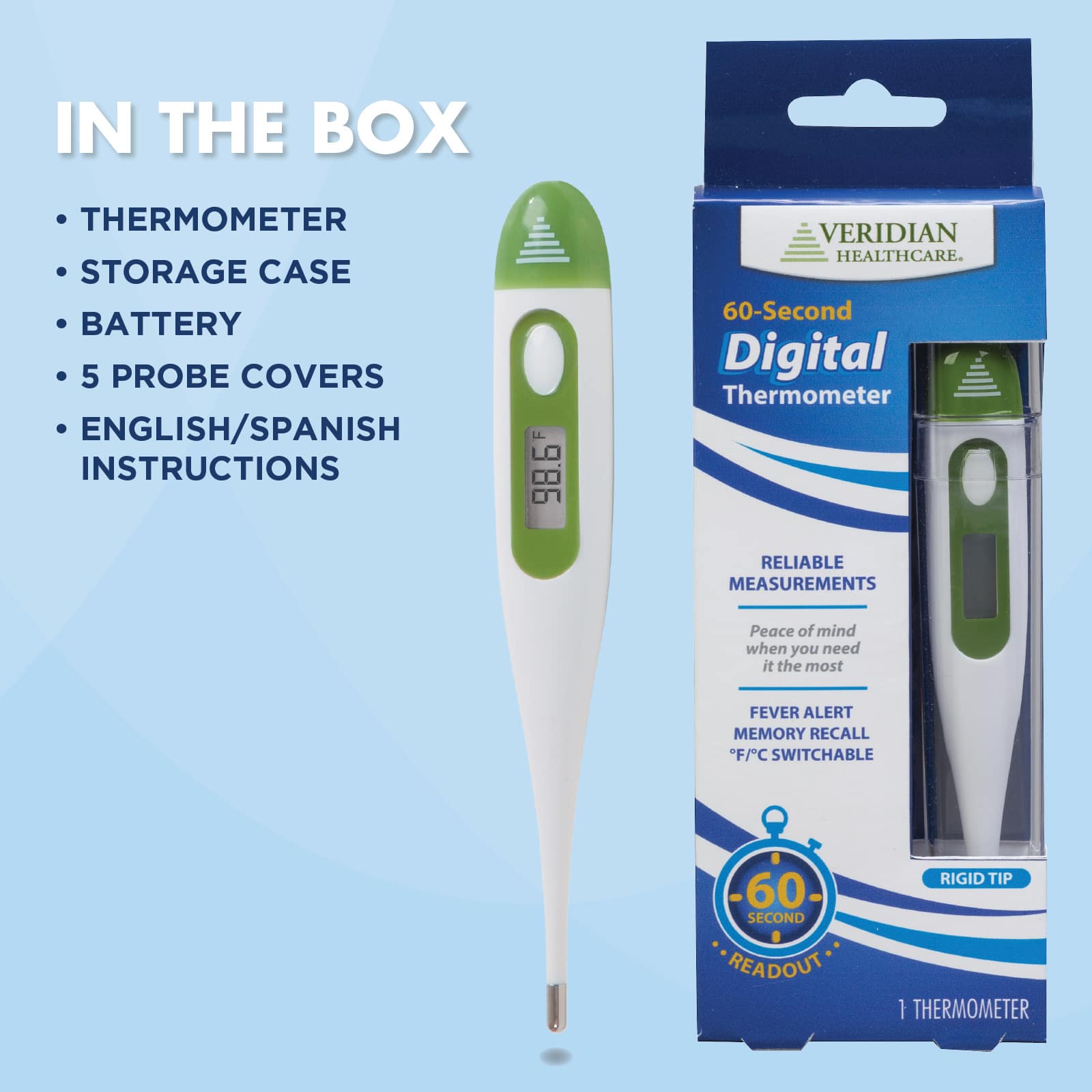 Veridian 60-Second Digital Thermometer - Image 7