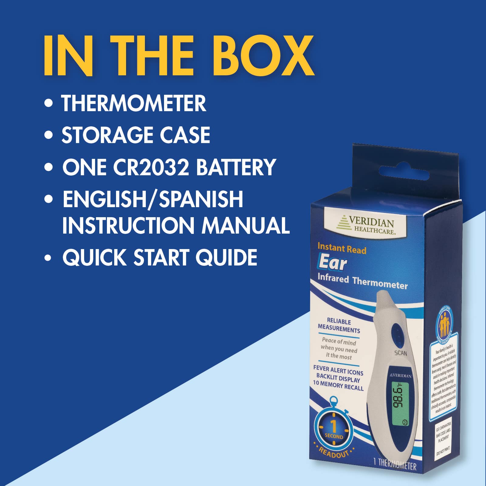 Veridian Instant Digital Ear Thermometer - Image 8