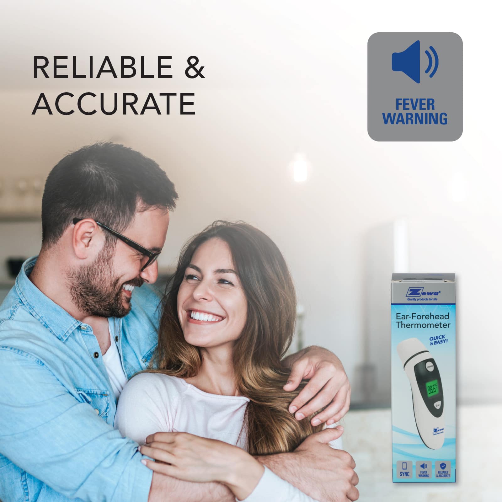 Zewa Connect Non-Contact Infrared Ear-Forehead Thermometer - Image 6