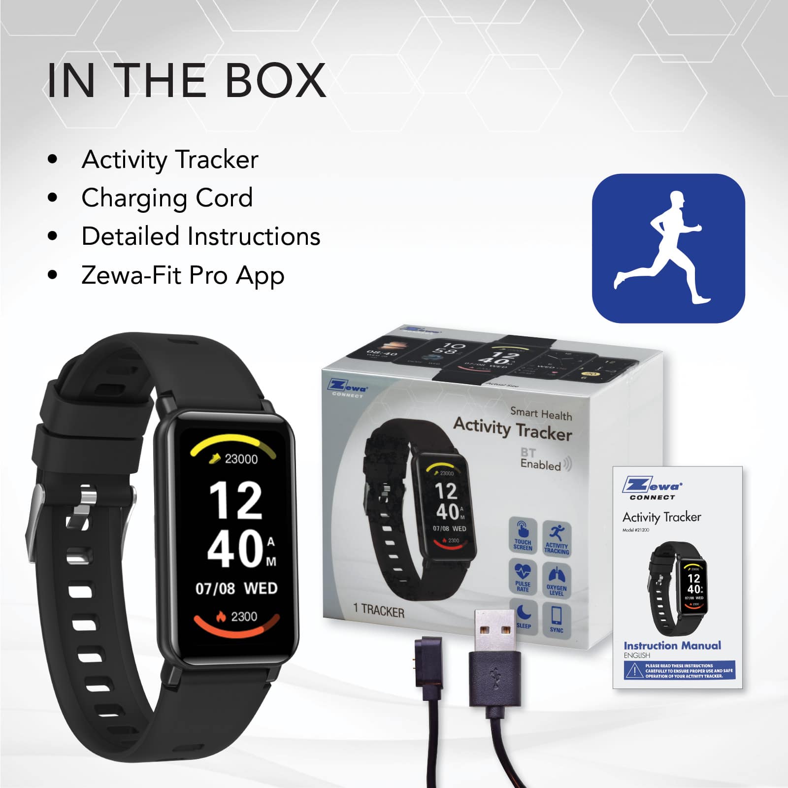 Zewa Connect Smart Health Activity Tracker - Image 12