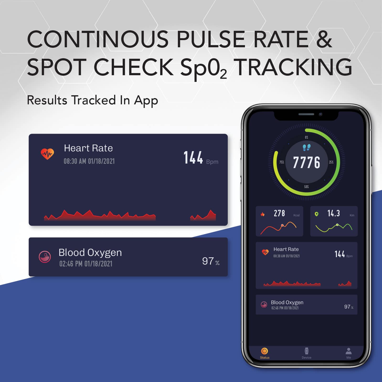 Zewa Connect Smart Health Activity Tracker - Image 5