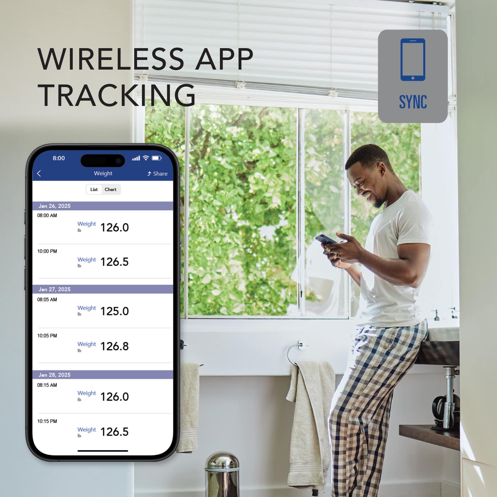 Zewa Connect Wireless Smart Scale | Bluetooth - Image 5