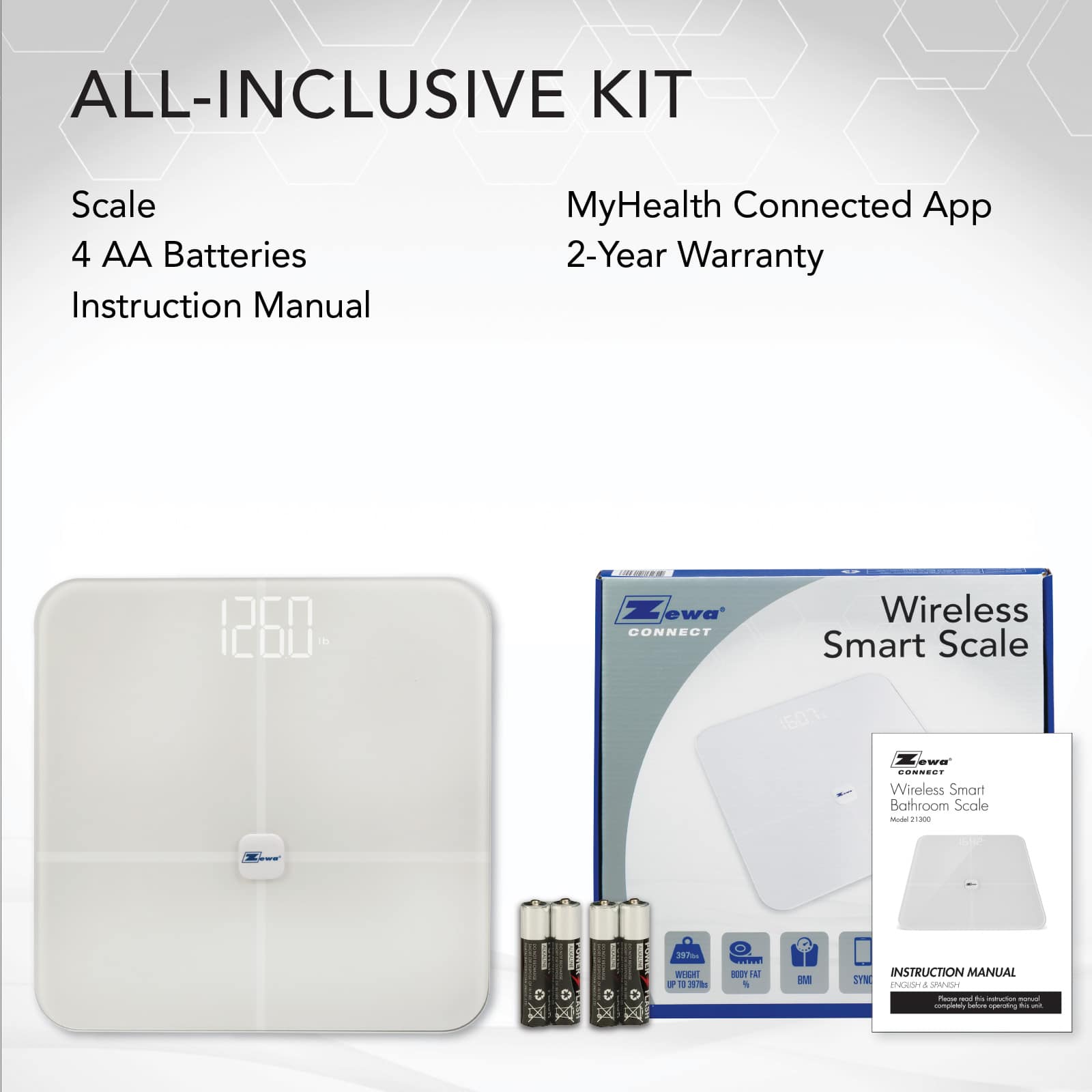 Zewa Connect Wireless Smart Scale | Bluetooth - Image 8