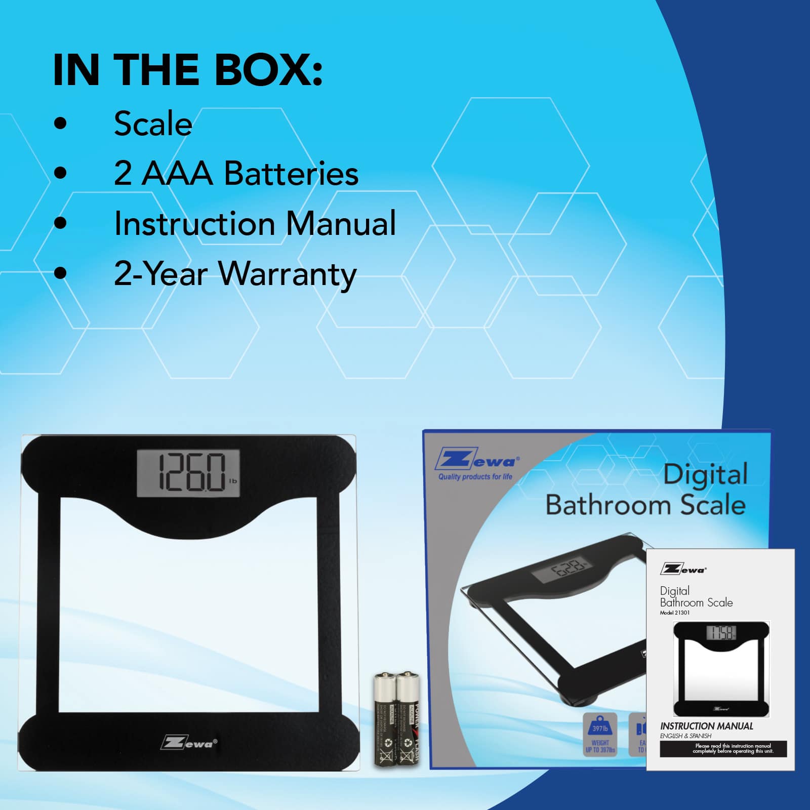 Zewa Digital Bathroom Scale - Image 7