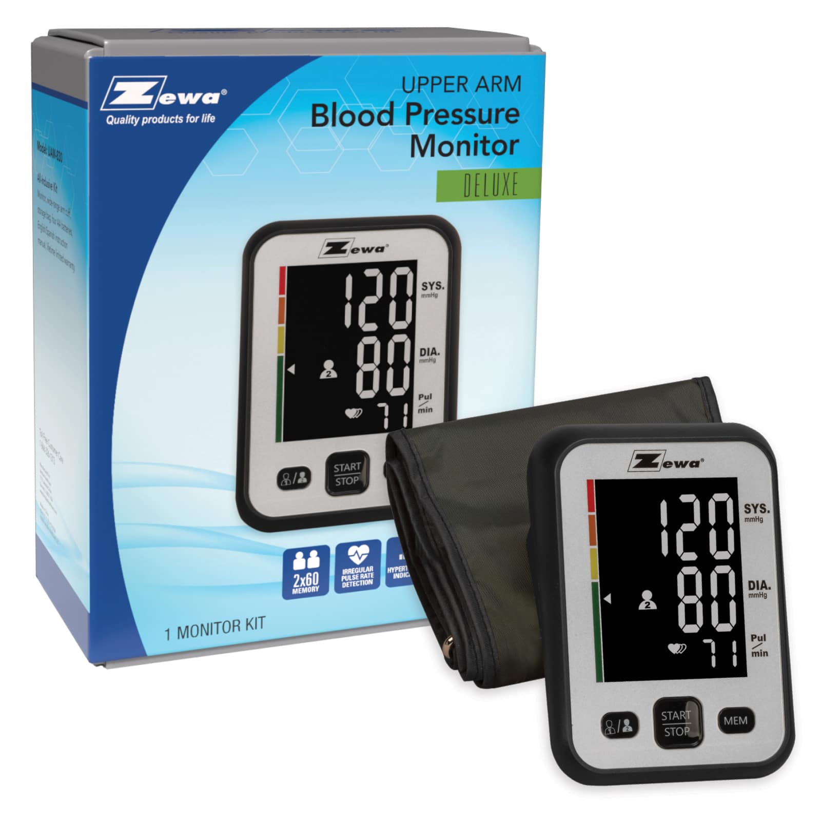 Zewa Deluxe Automatic Arm Blood Pressure Monitor