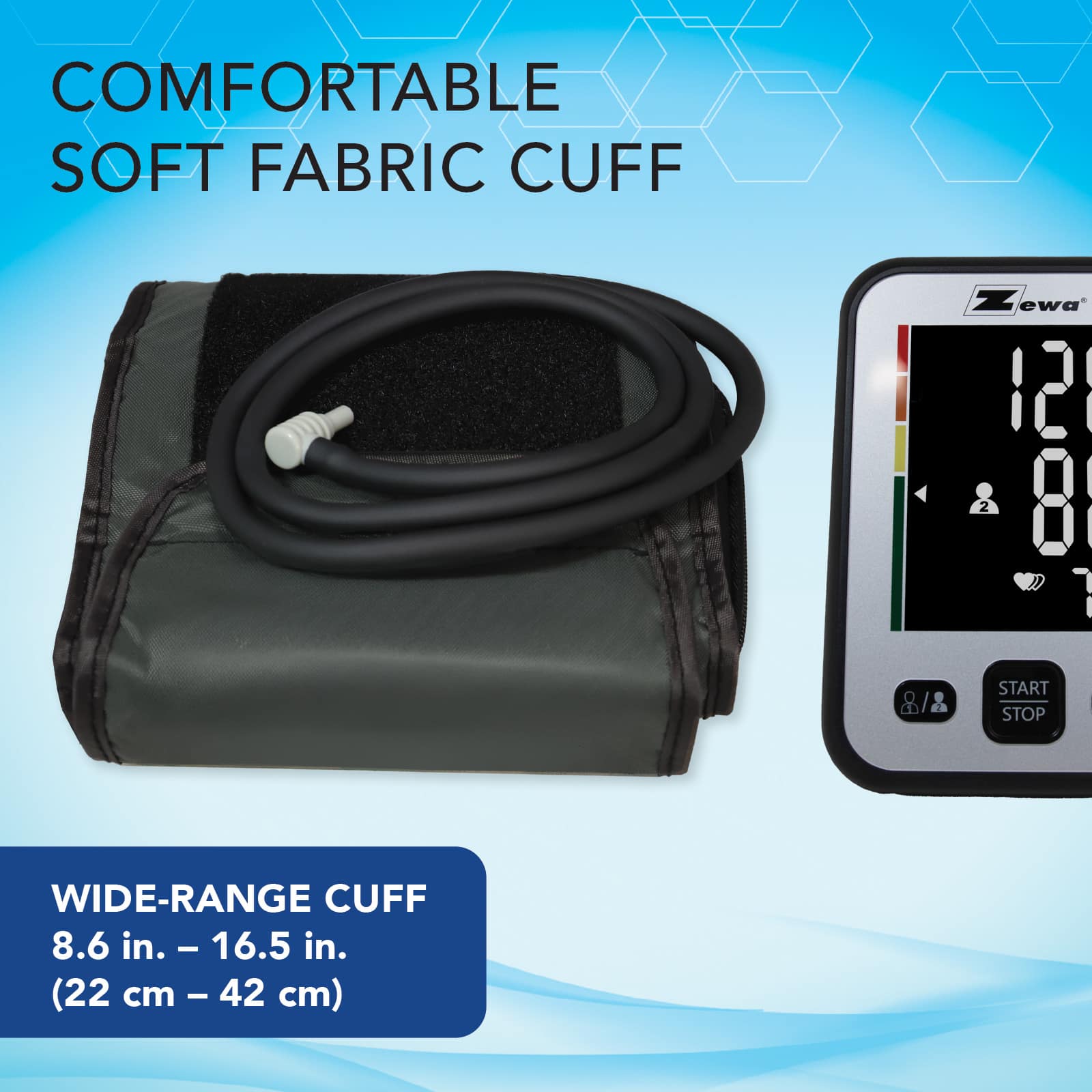 Zewa Deluxe Automatic Arm Blood Pressure Monitor - Image 3