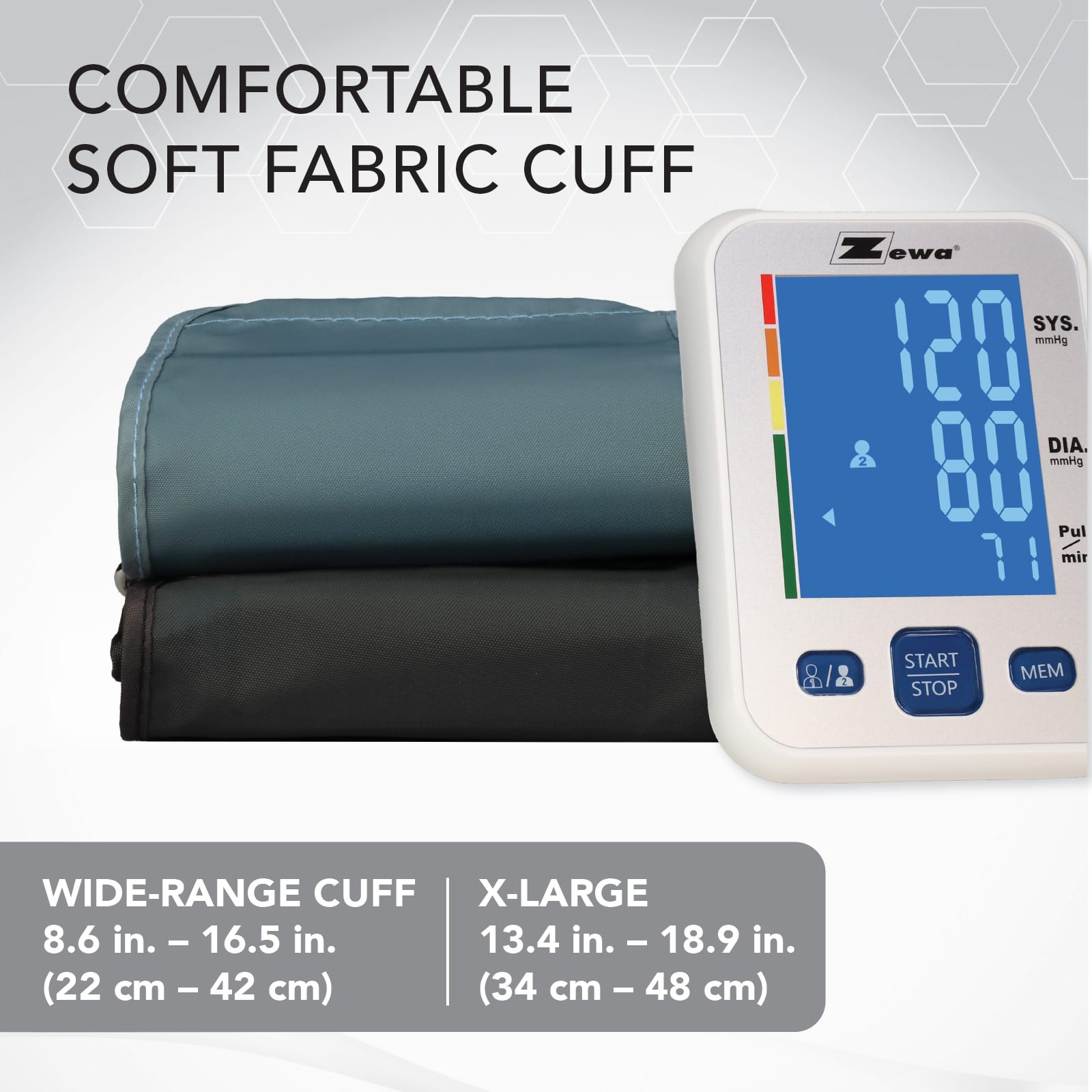 Zewa Connect XL Premium Digital Blood Pressure Arm Monitor | Bluetooth - Image 5