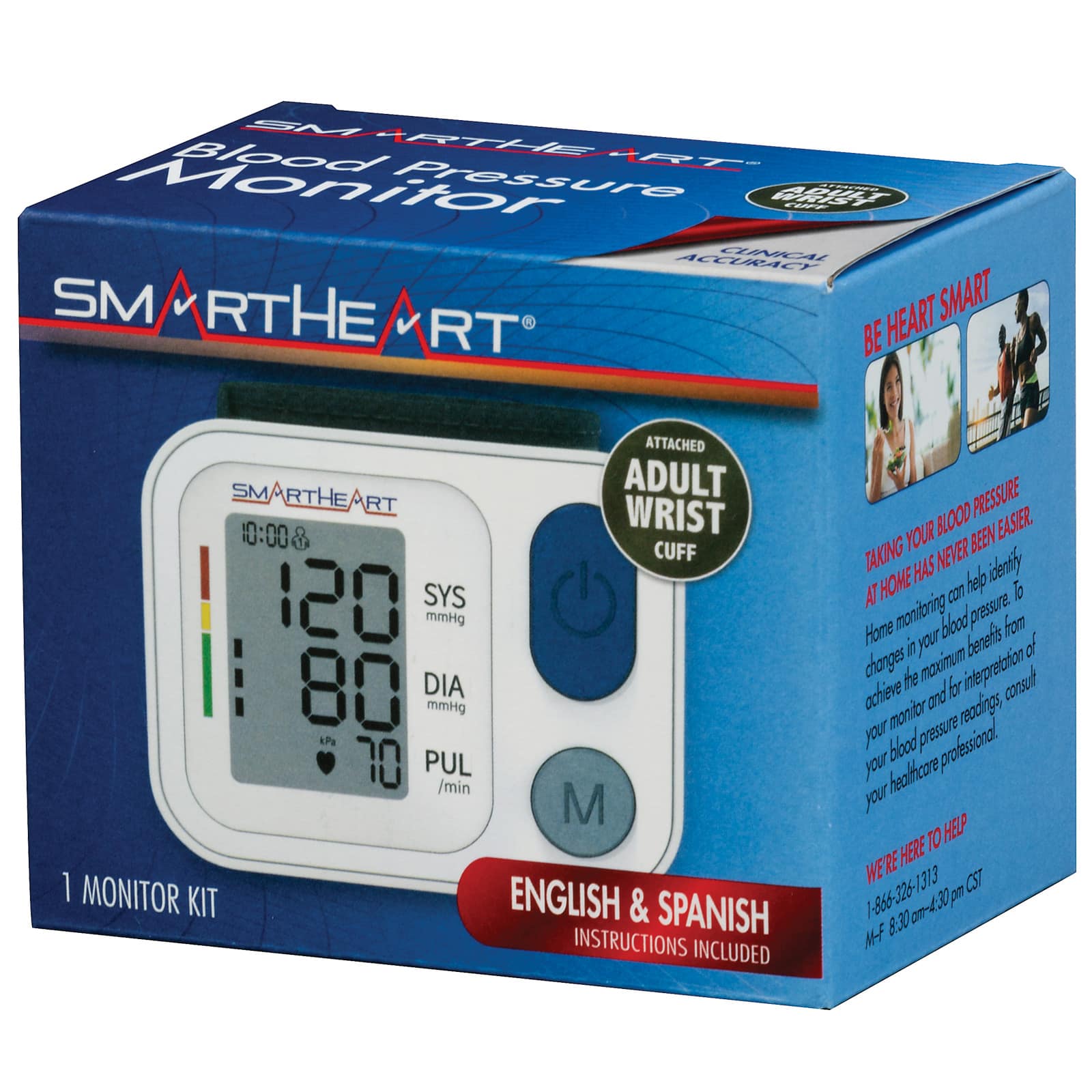 SmartHeart Automatic Digital Blood Pressure Wrist Monitor - Image 4