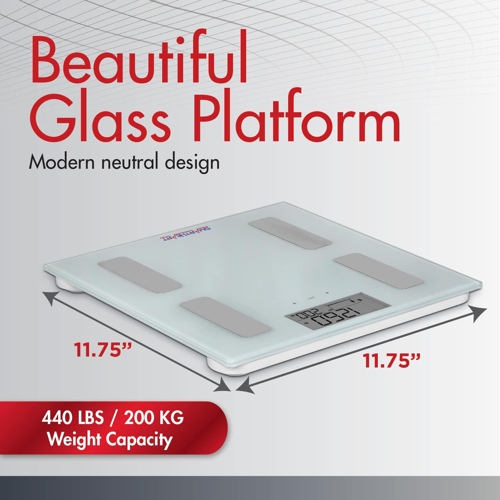SmartHeart Body Composition Digital Weight Scale - Image 4