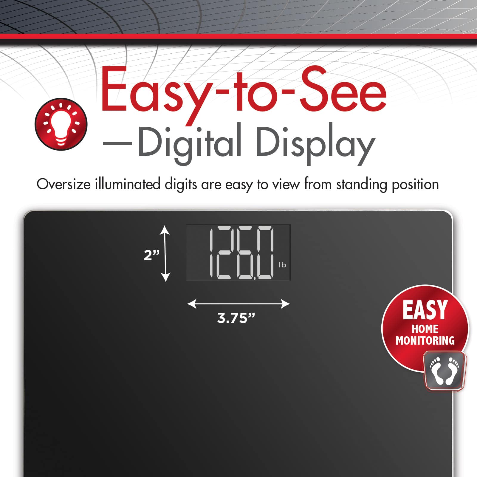 SmartHeart Wide Platform Digital Weight Scale - Image 4