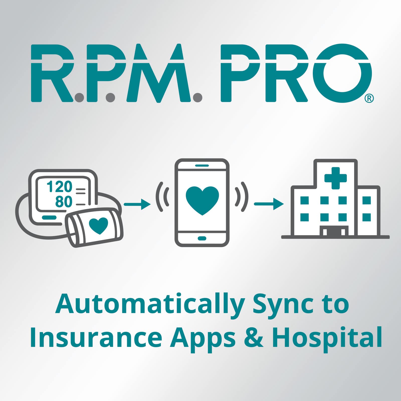 RPM PRO Blood Pressure Arm Monitor | Bluetooth - Image 2