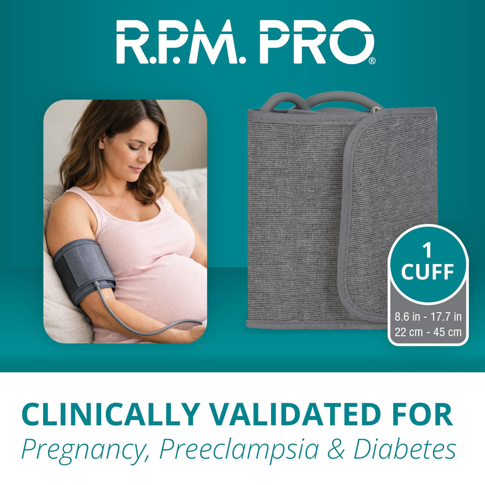 RPM PRO Blood Pressure Arm Monitor | Bluetooth - Image 5