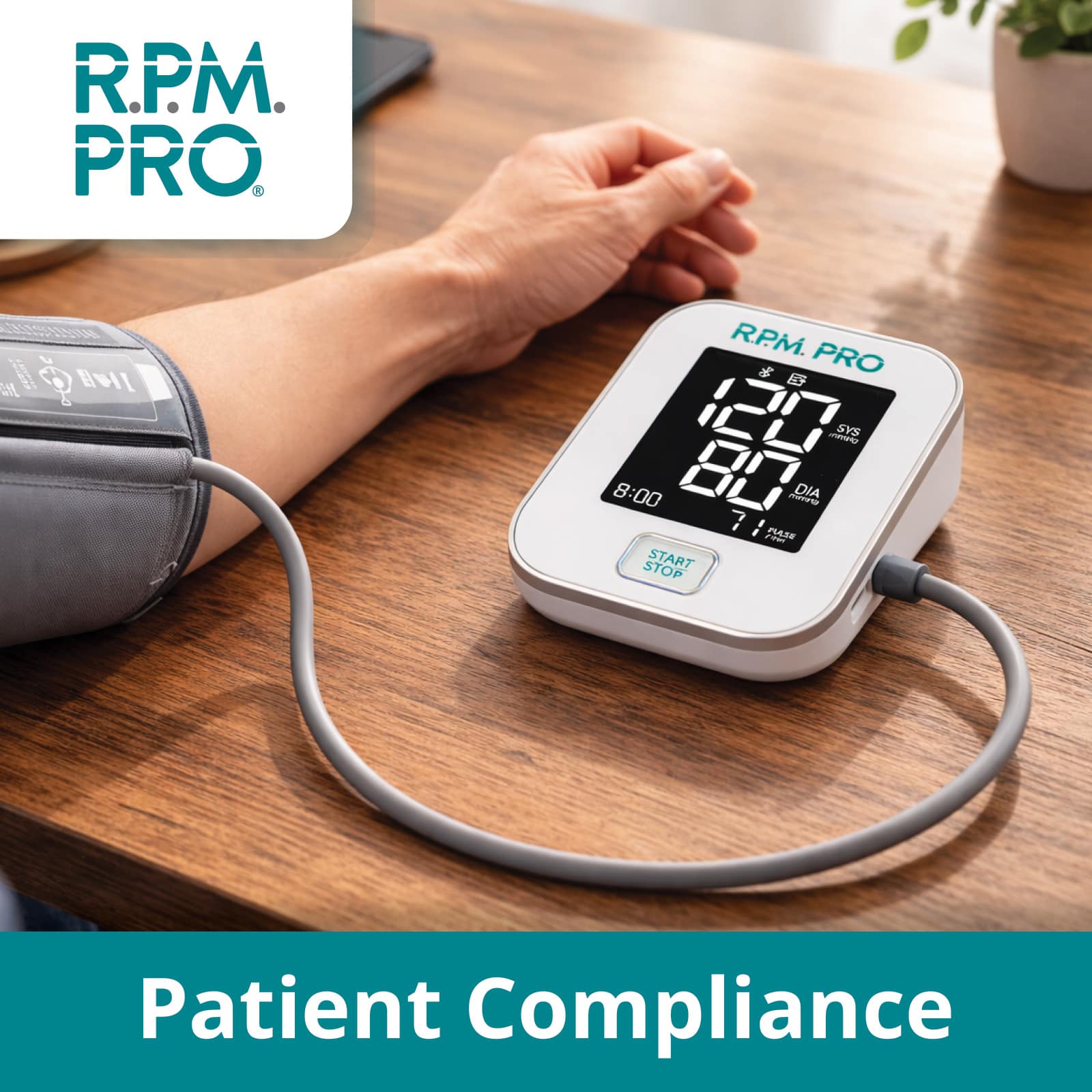 RPM PRO Blood Pressure Arm Monitor | Bluetooth - Image 9