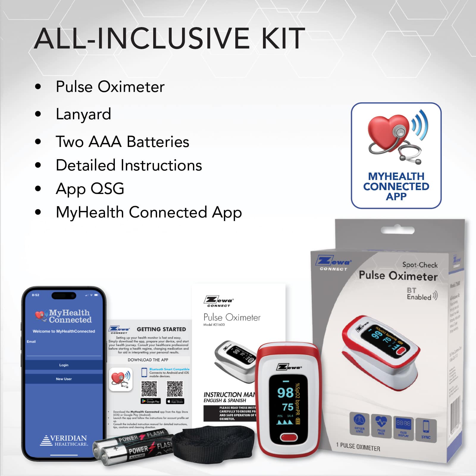 Zewa Connect Pulse Oximeter | Bluetooth - Image 8