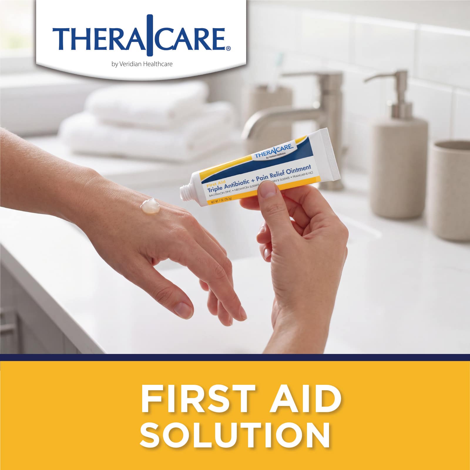 TheraCare Triple Antibiotic + Pain Relief Ointment - Image 5