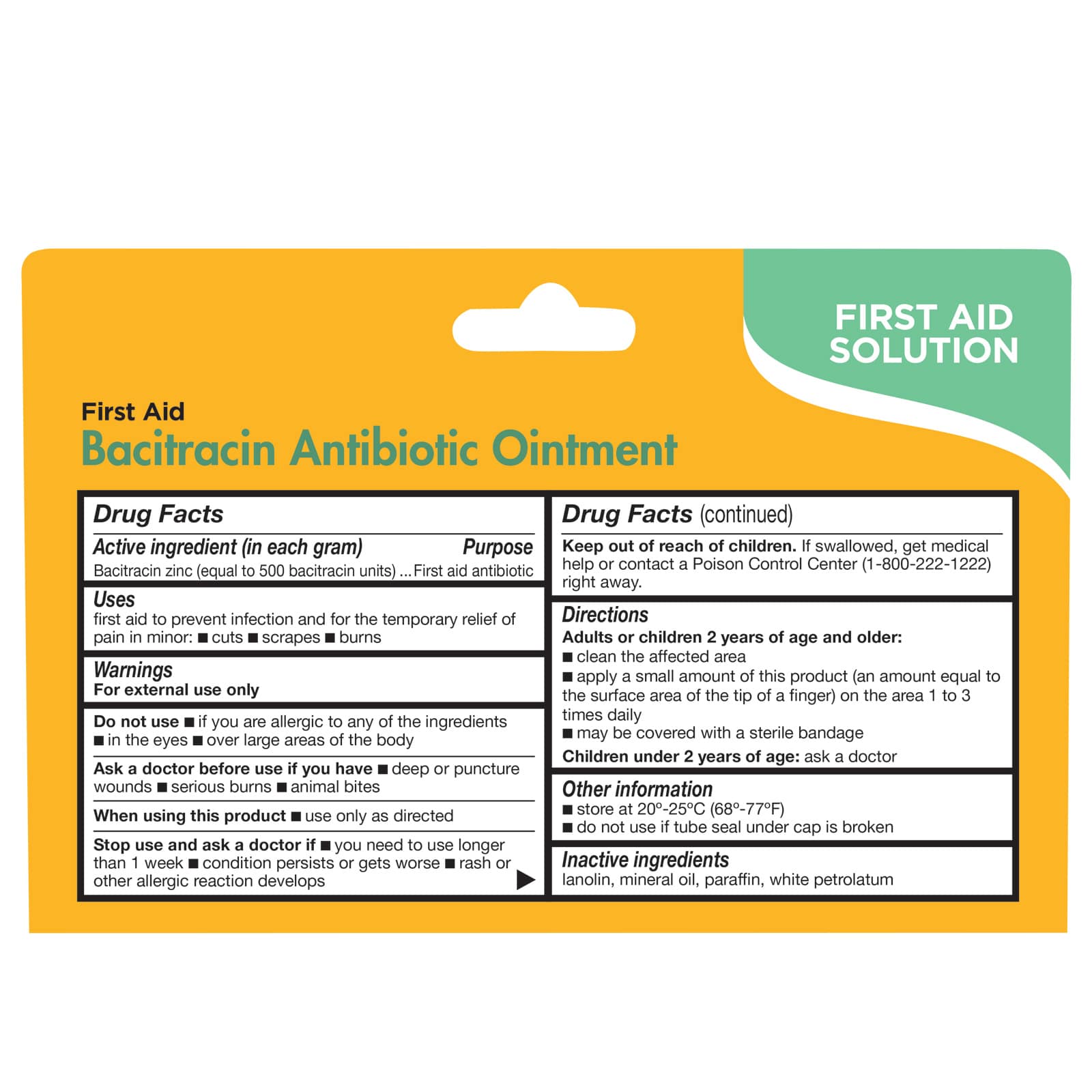 TheraCare Bacitracin Antibiotic Ointment | 1 oz. (28.3g) - Image 3