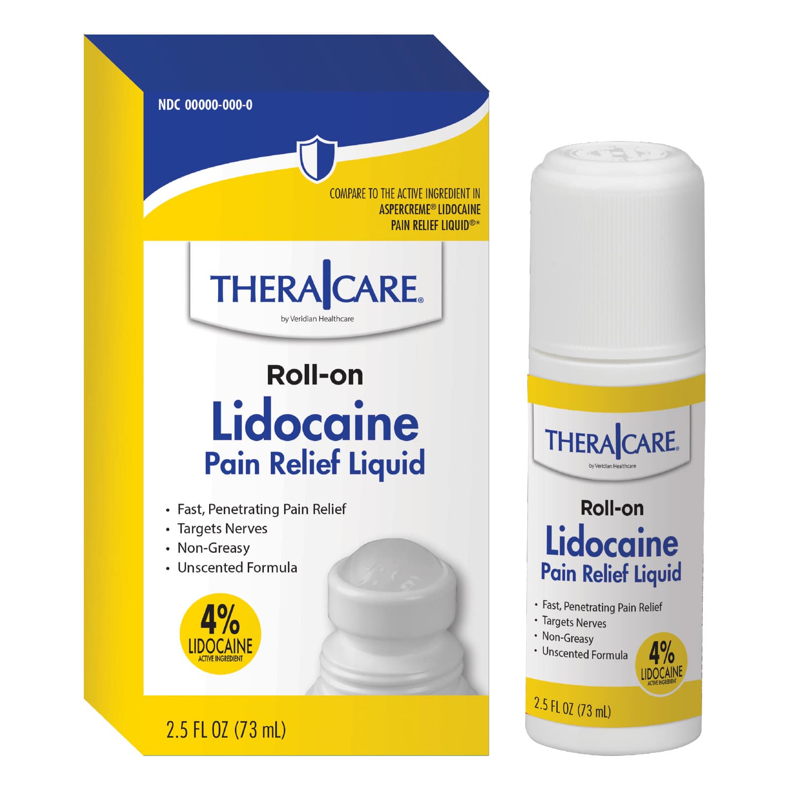 TheraCare Lidocaine Pain Relief Roll-On - Image 11