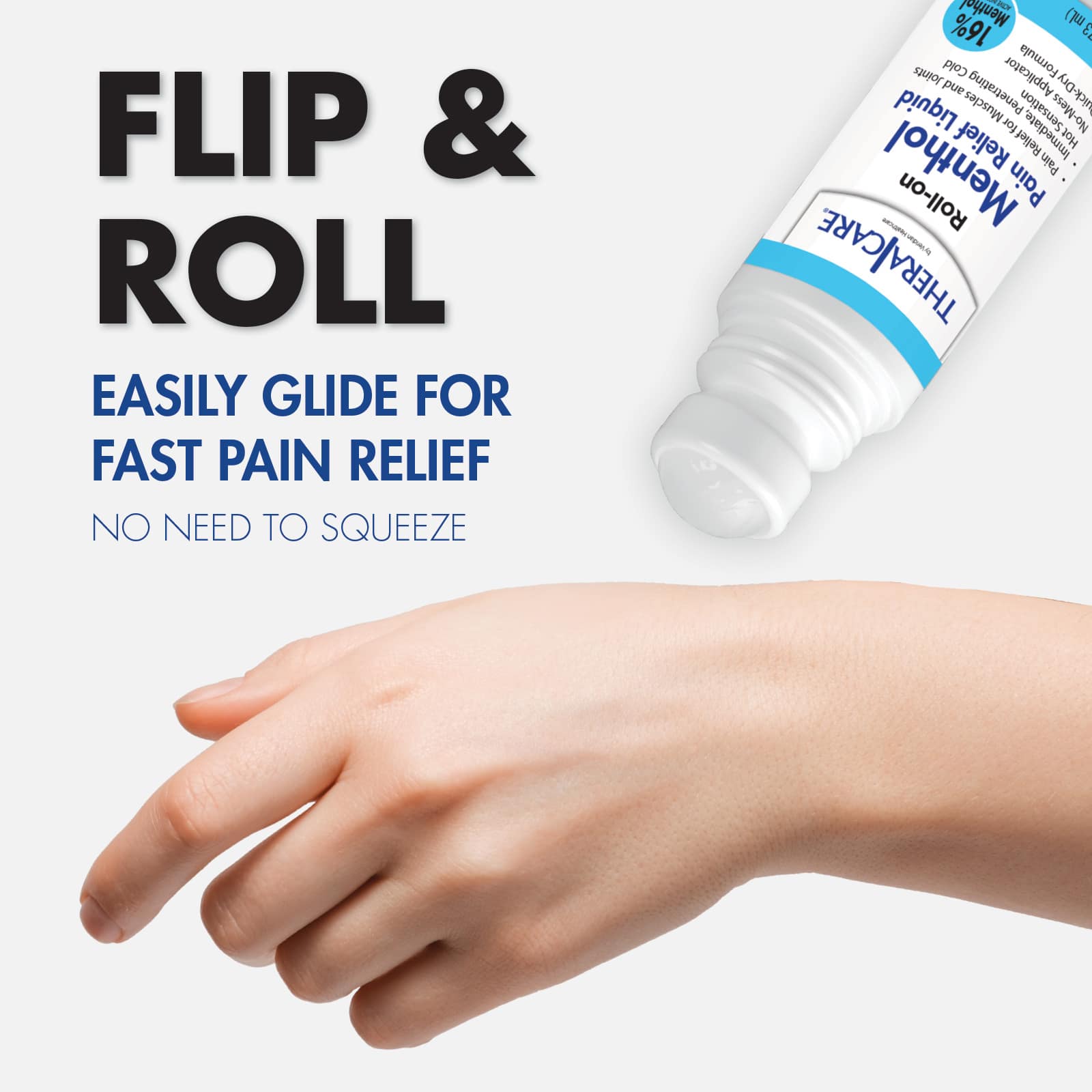 TheraCare Menthol Pain Relief Roll-On - Image 4