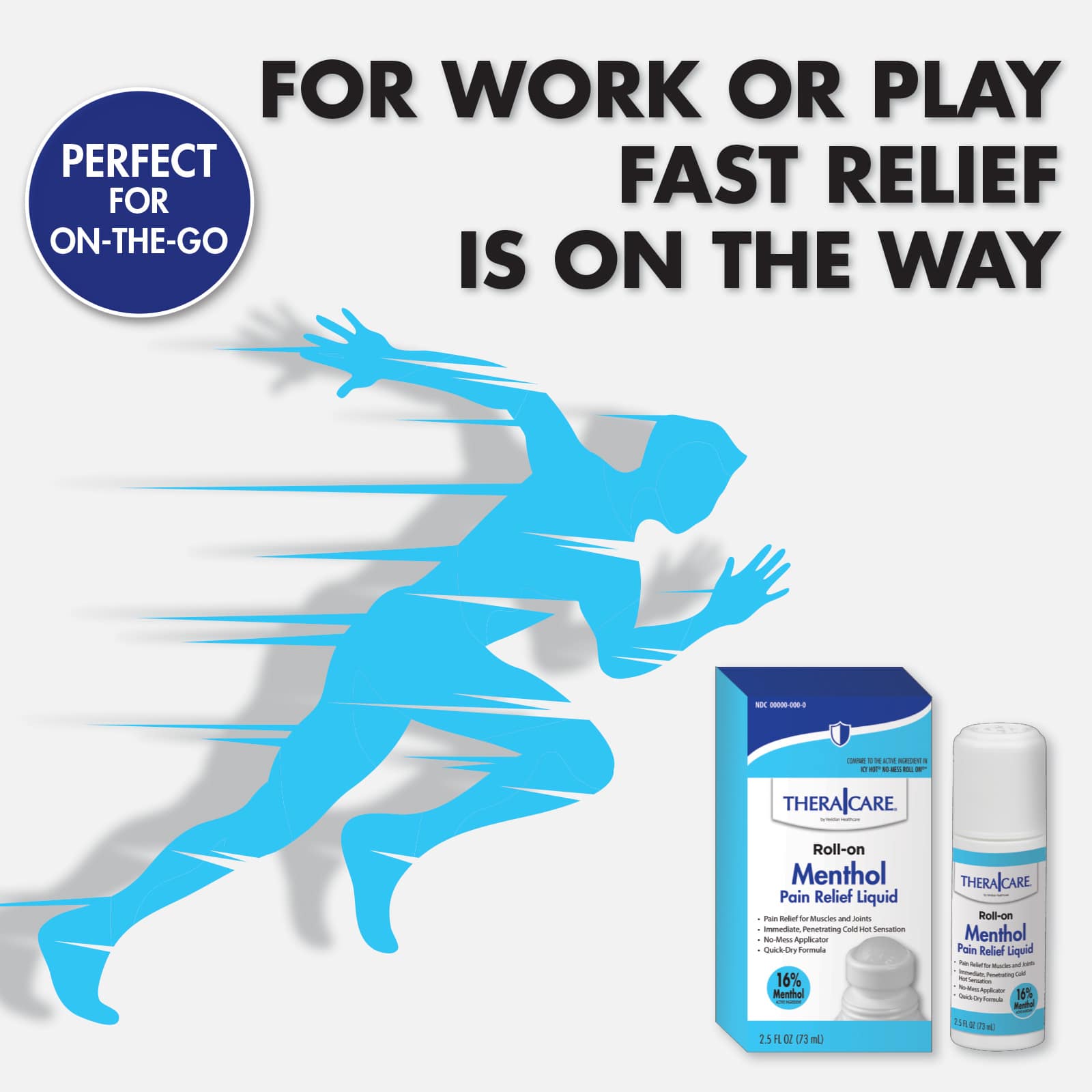 TheraCare Menthol Pain Relief Roll-On - Image 8