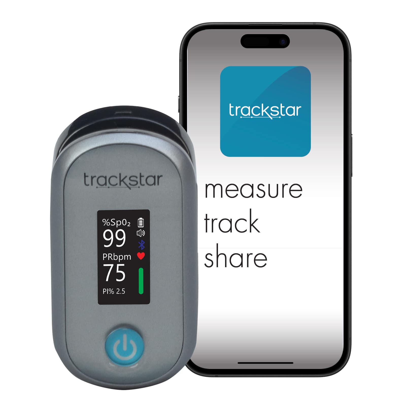 Trackstar Pulse Oximeter | Bluetooth
