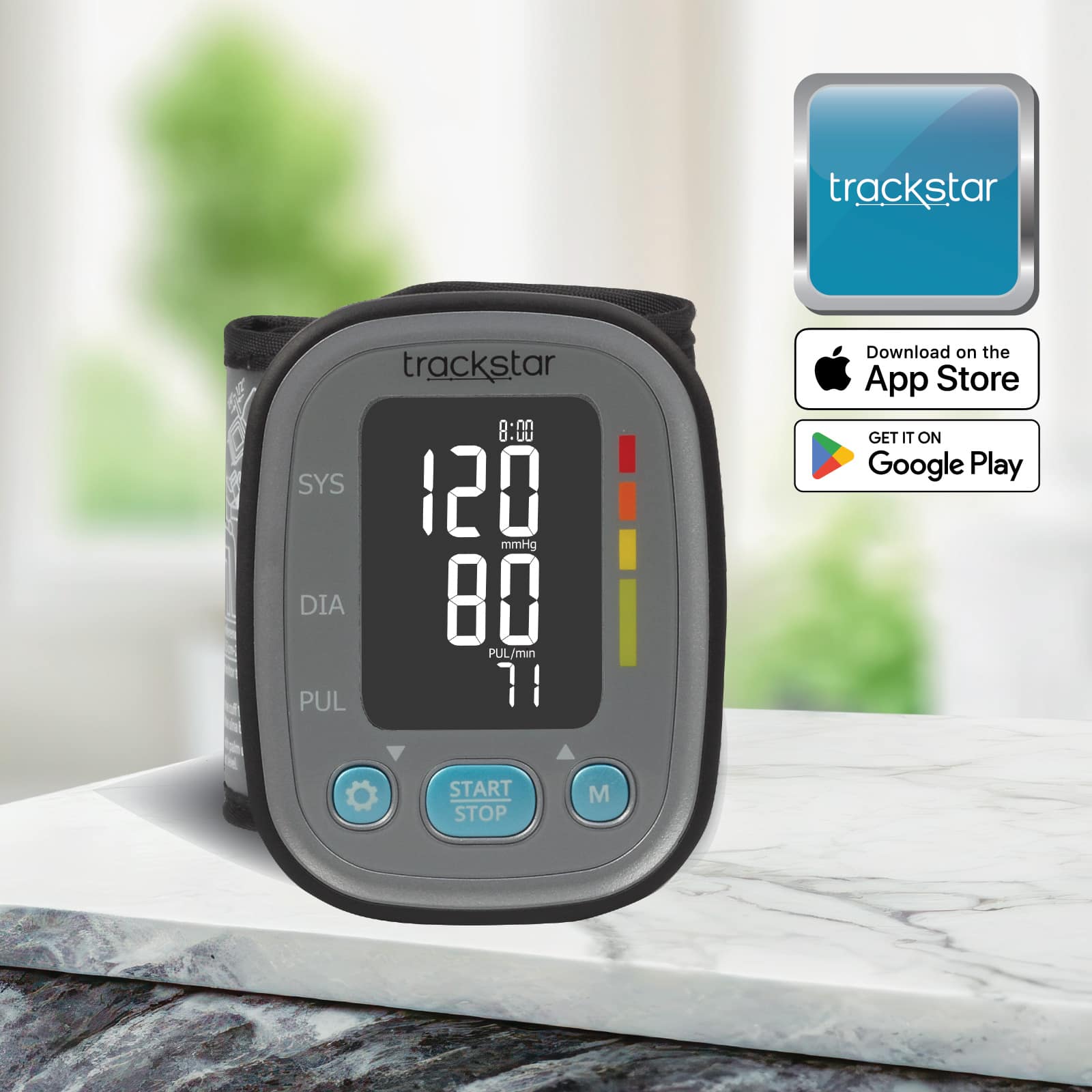 Trackstar Blood Pressure Wrist Monitor | Bluetooth - Image 10