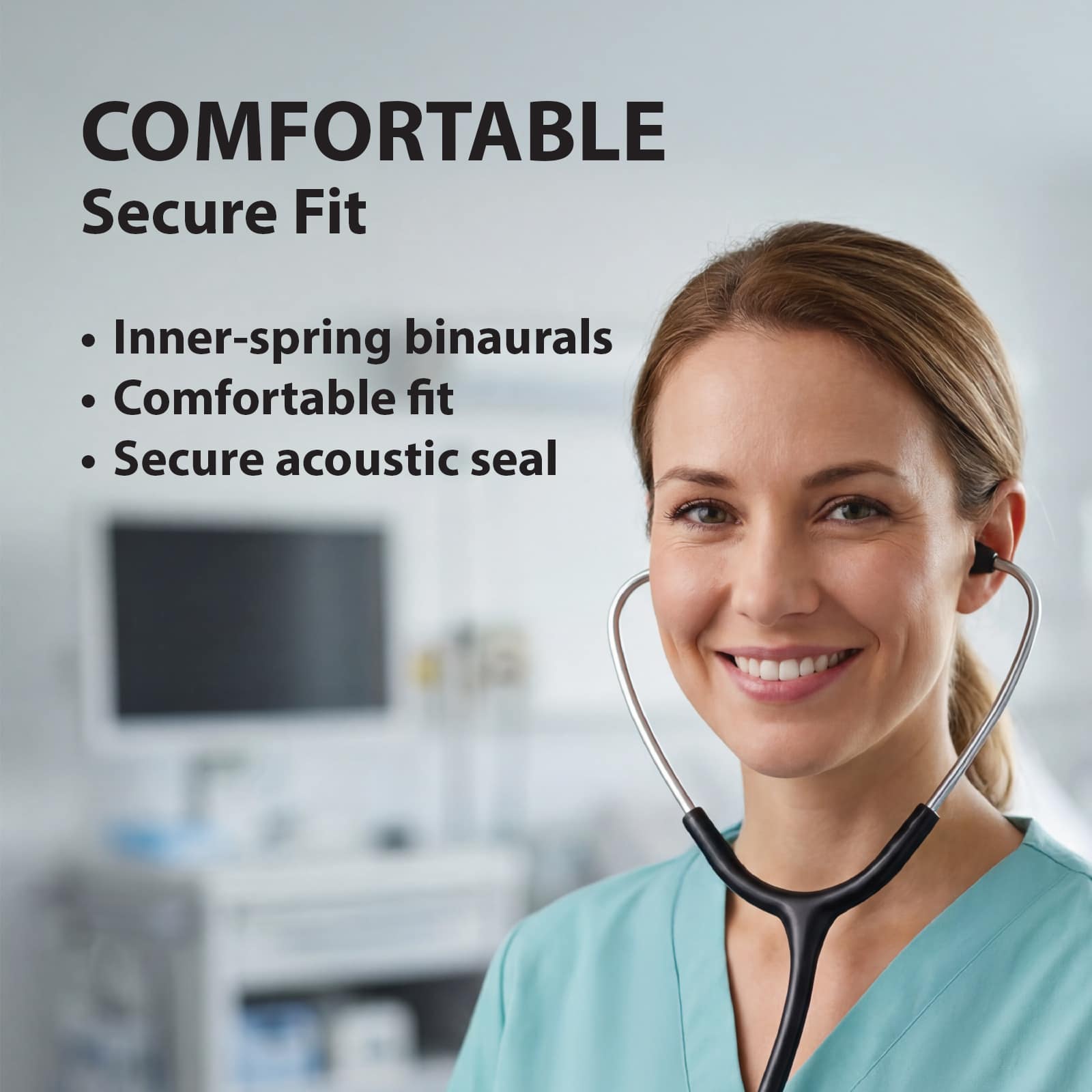 Veridan Pinnacle Series Stainless Steel Stethoscope - Image 6