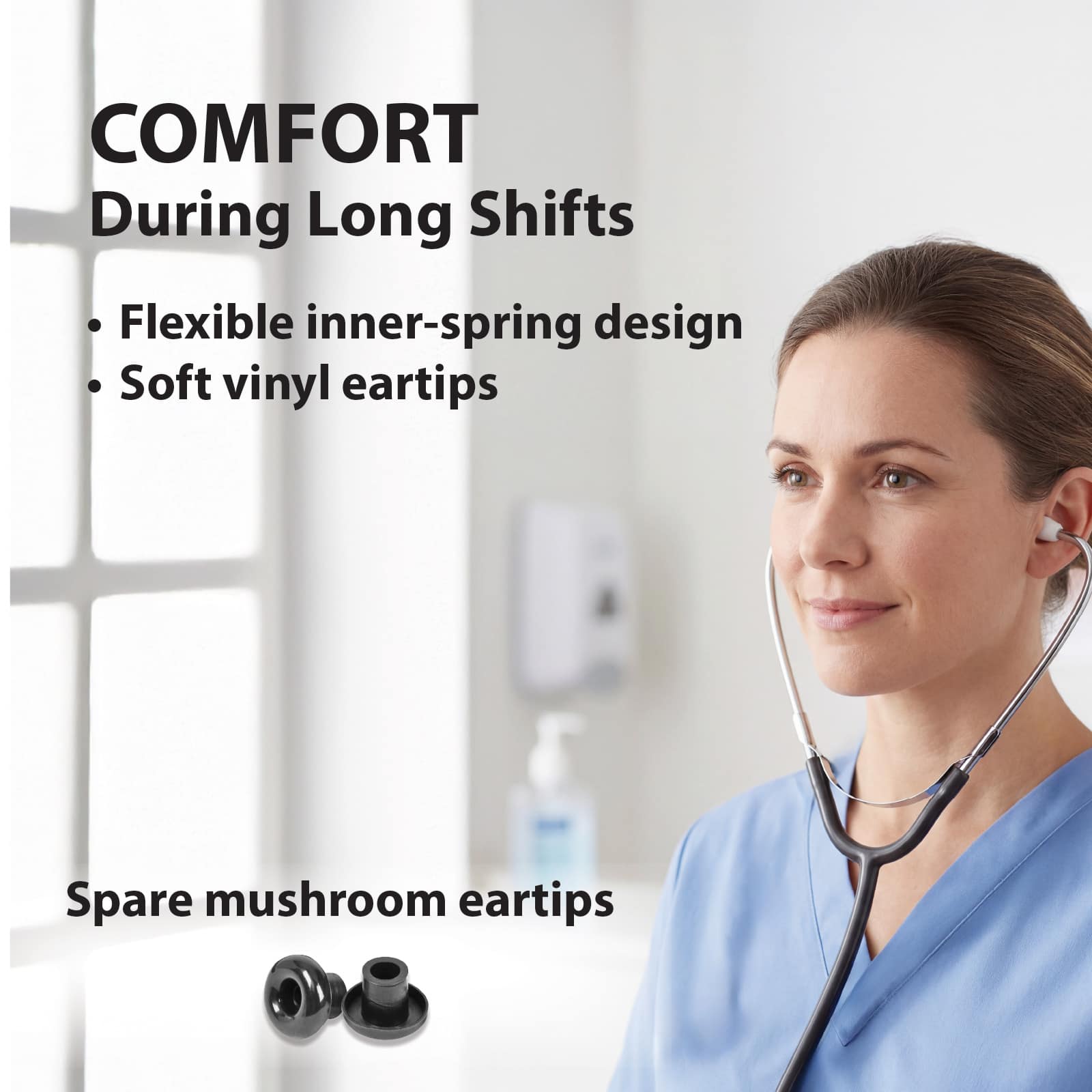 Veridian Prism Series Nurse Stethoscope - Image 5