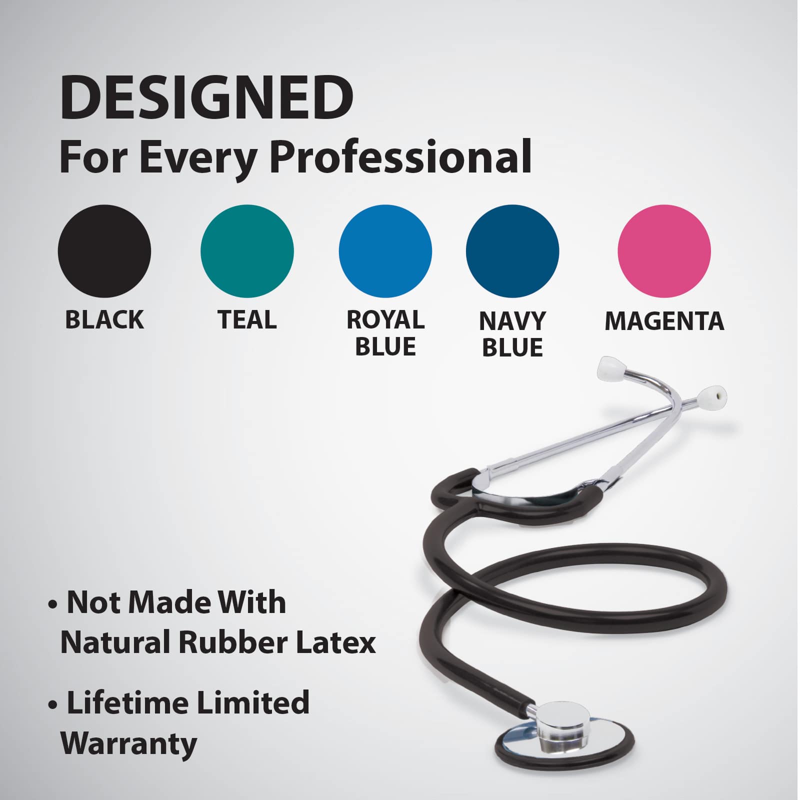 Veridian Prism Series Nurse Stethoscope - Image 7