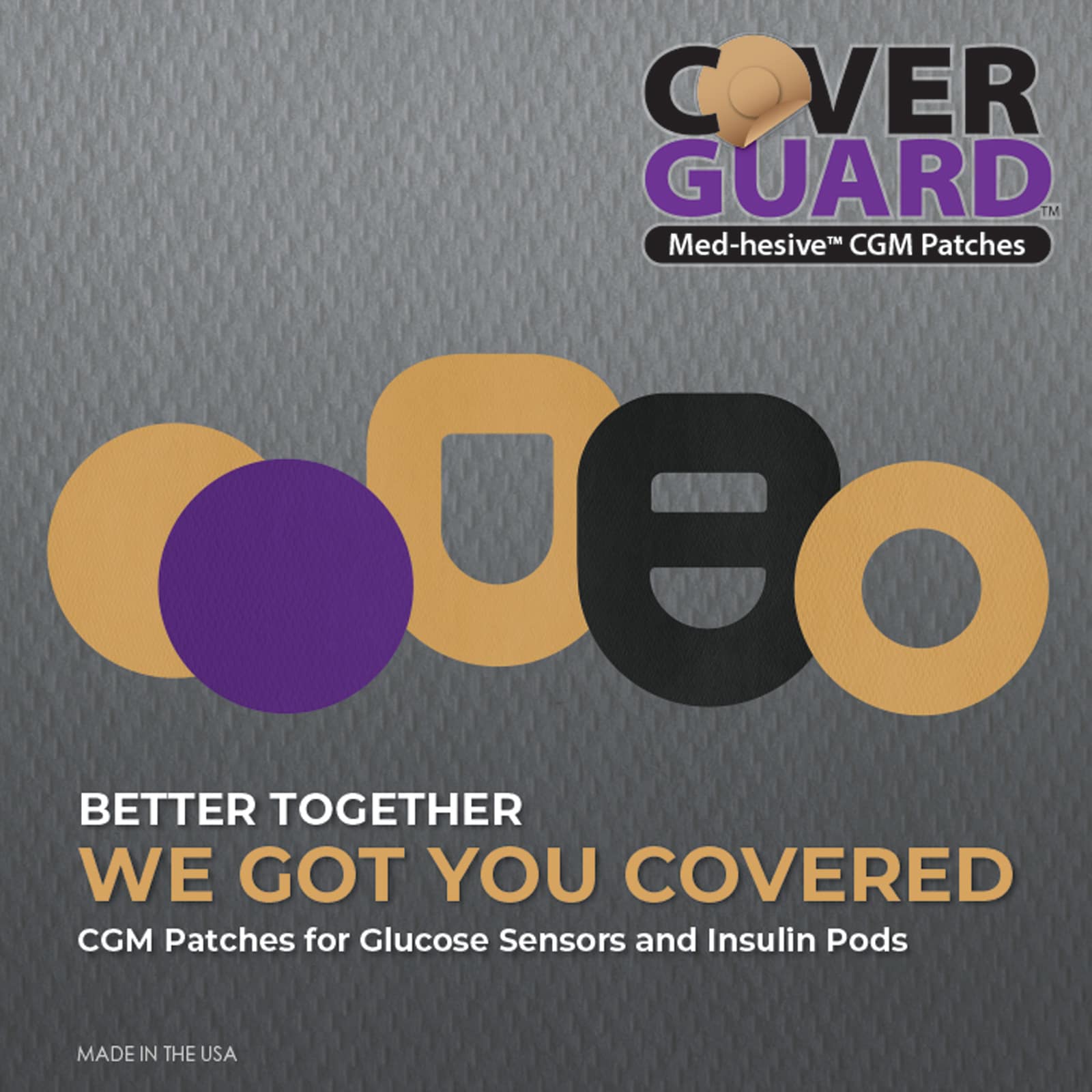 CoverGuard CGM Overpatch Freestyle Libre 3 Purple Center-cut - Image 11