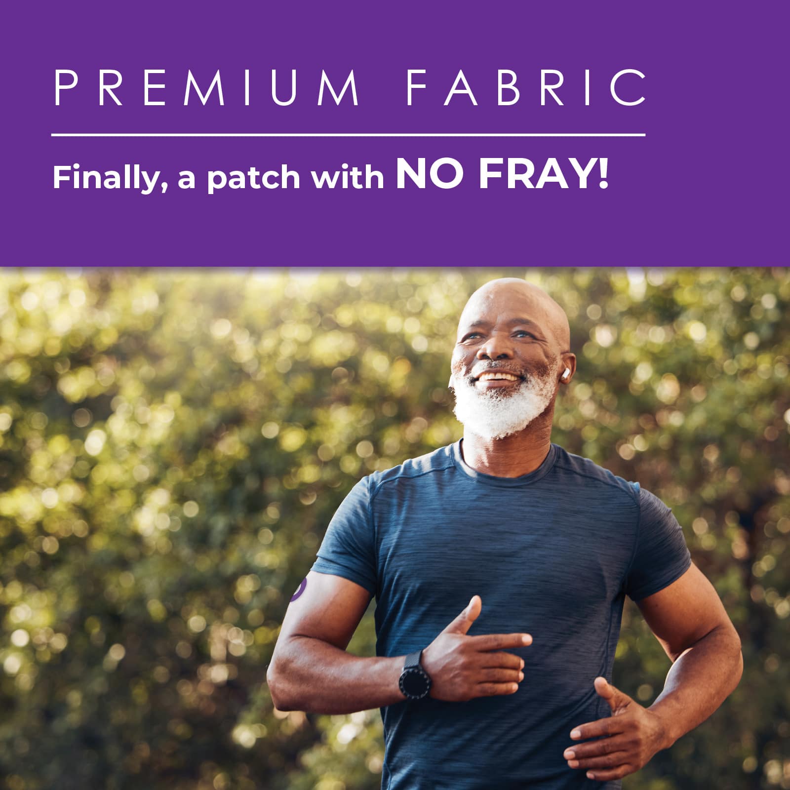CoverGuard CGM Overpatch Freestyle Libre 3 Purple Center-cut - Image 3