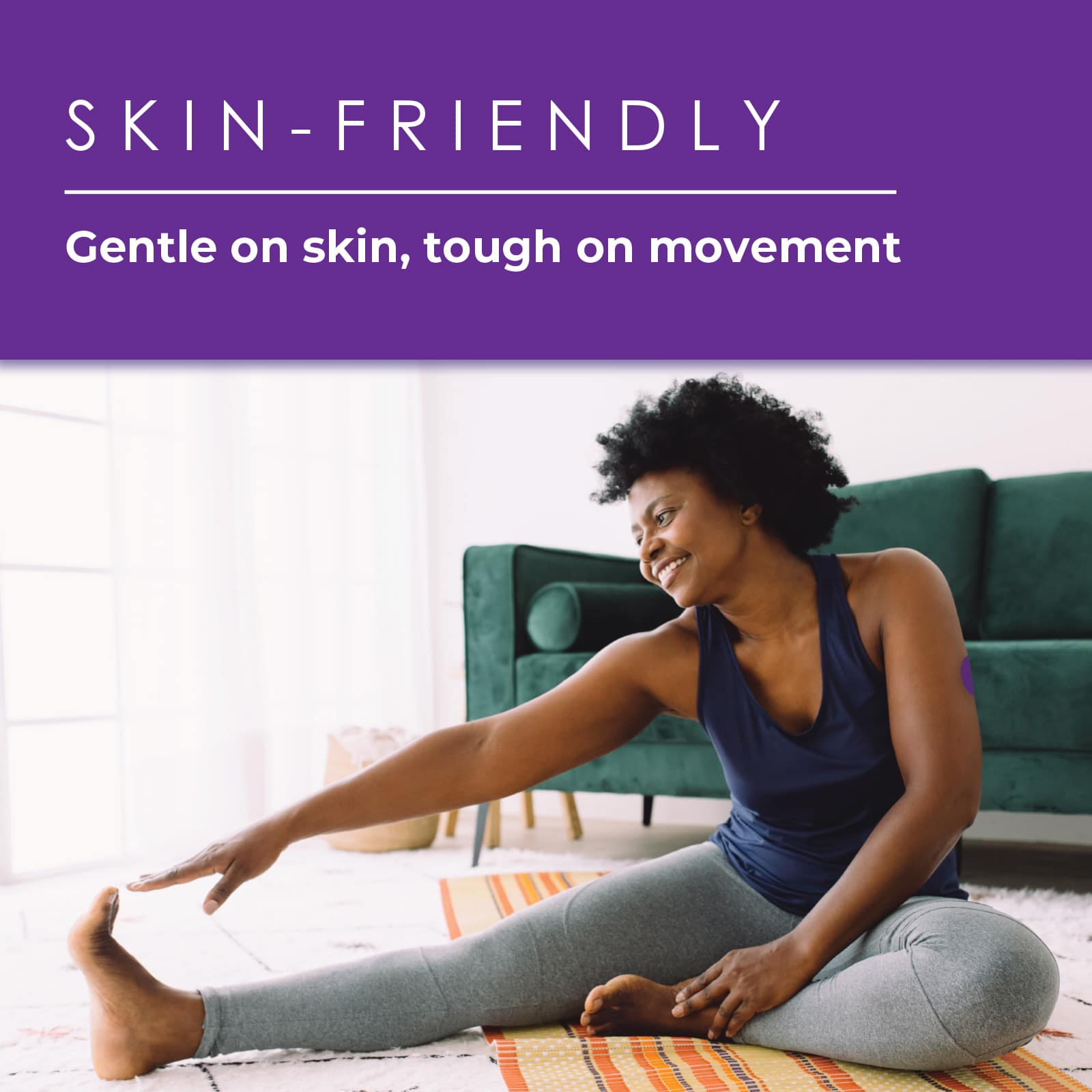 CoverGuard CGM Overpatch Dexcom G7, Stelo Purple Full Coverage - Image 16