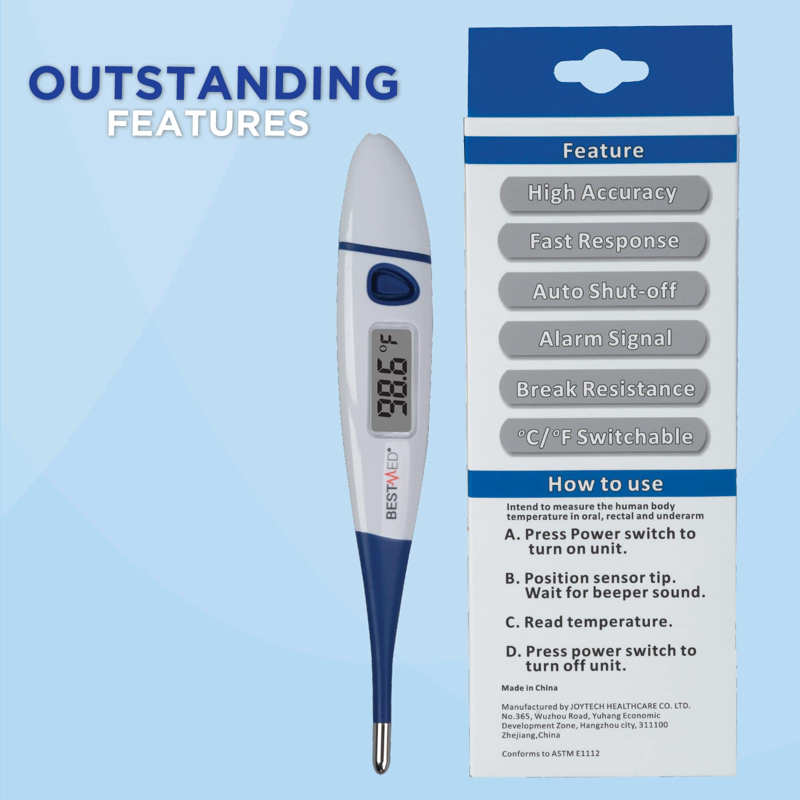 BESTMED Thermometer | 60-Second - Image 3