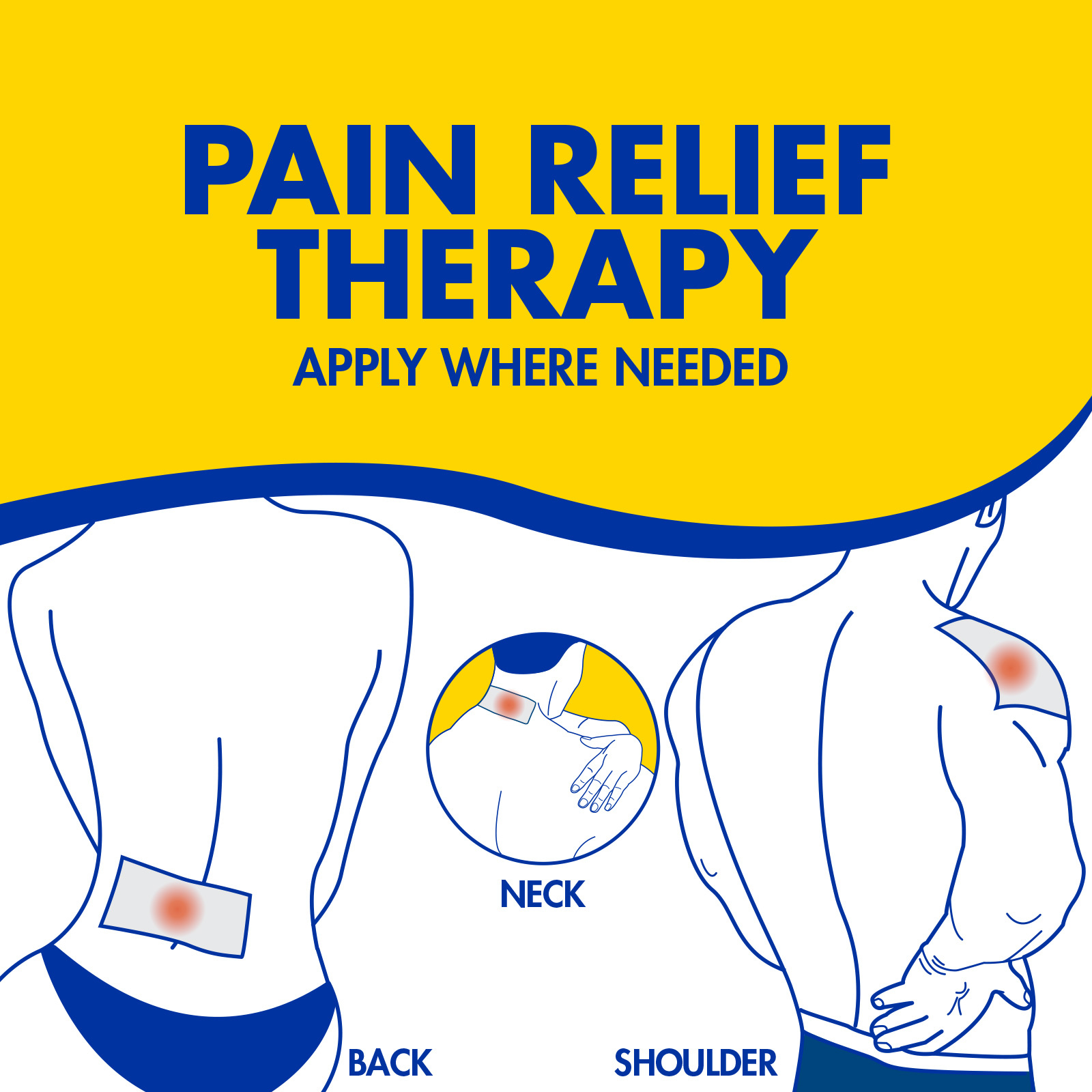 TheraCare OTC Pain Relief 4% Lidocaine Patch XL, 3 Count - Image 3