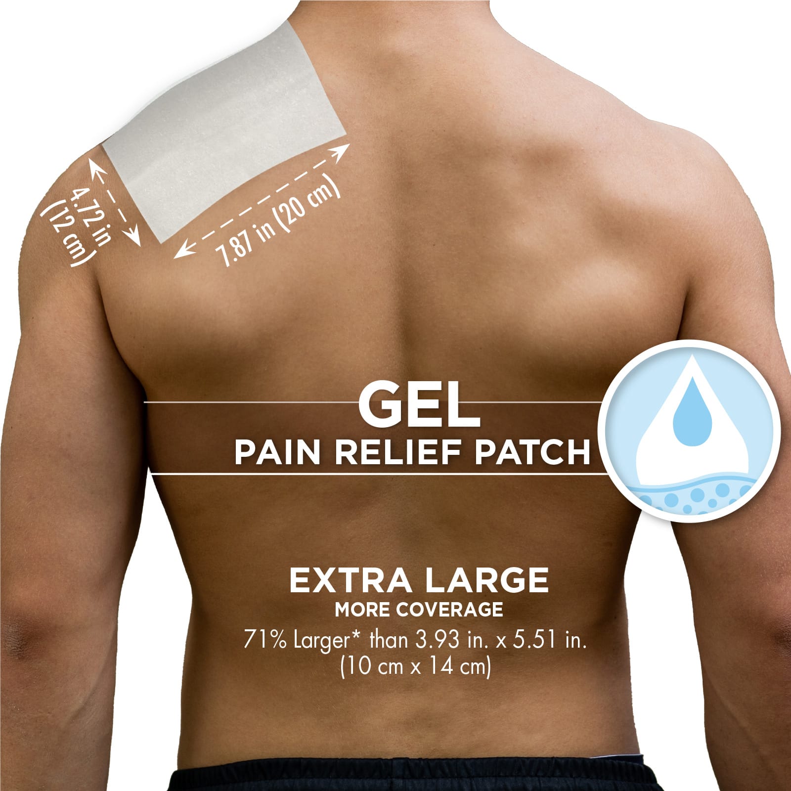 TheraCare OTC Pain Relief 4% Lidocaine Patch XL, 3 Count - Image 6