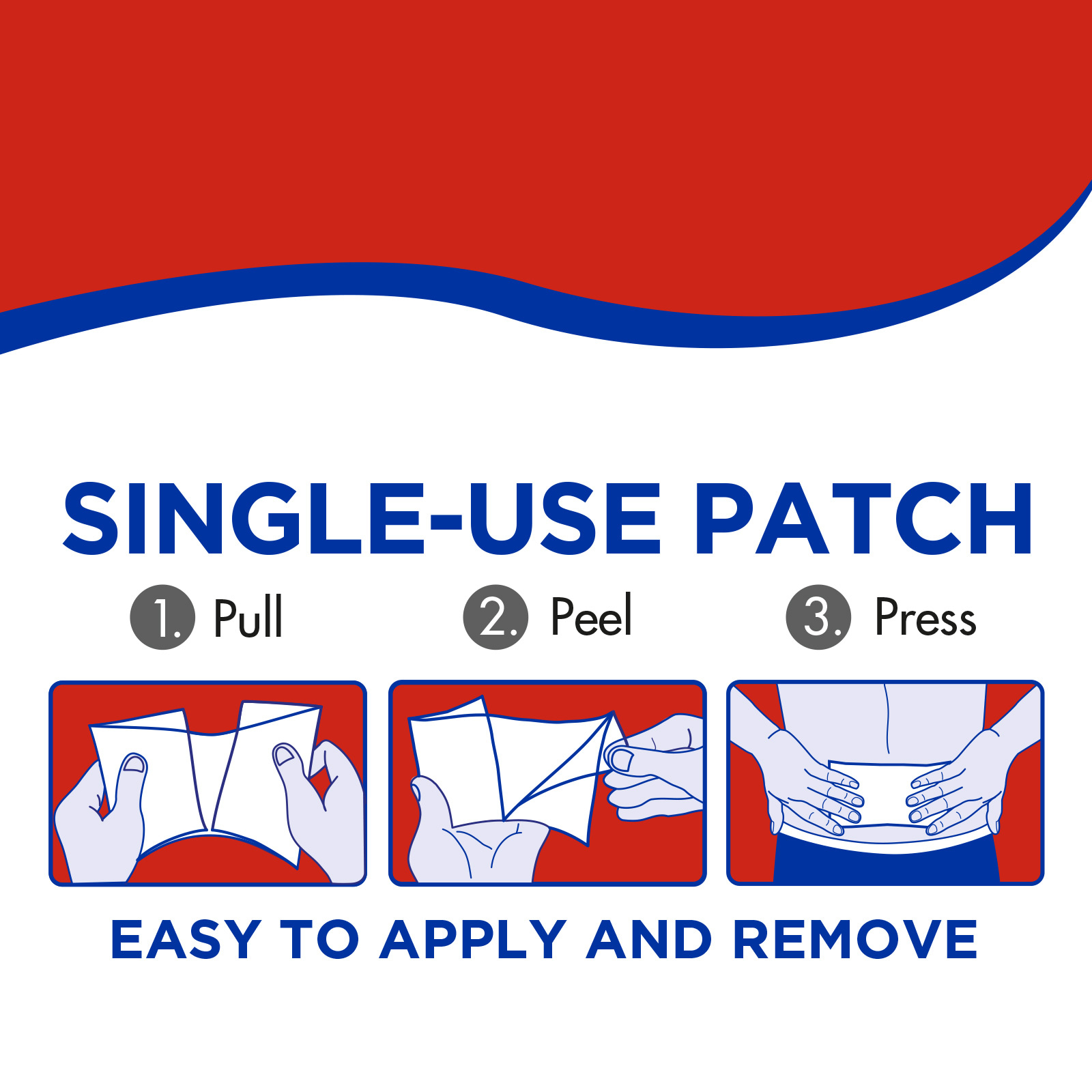 TheraCare 5% Menthol Pain Relief Patch, 4 Count - Image 6