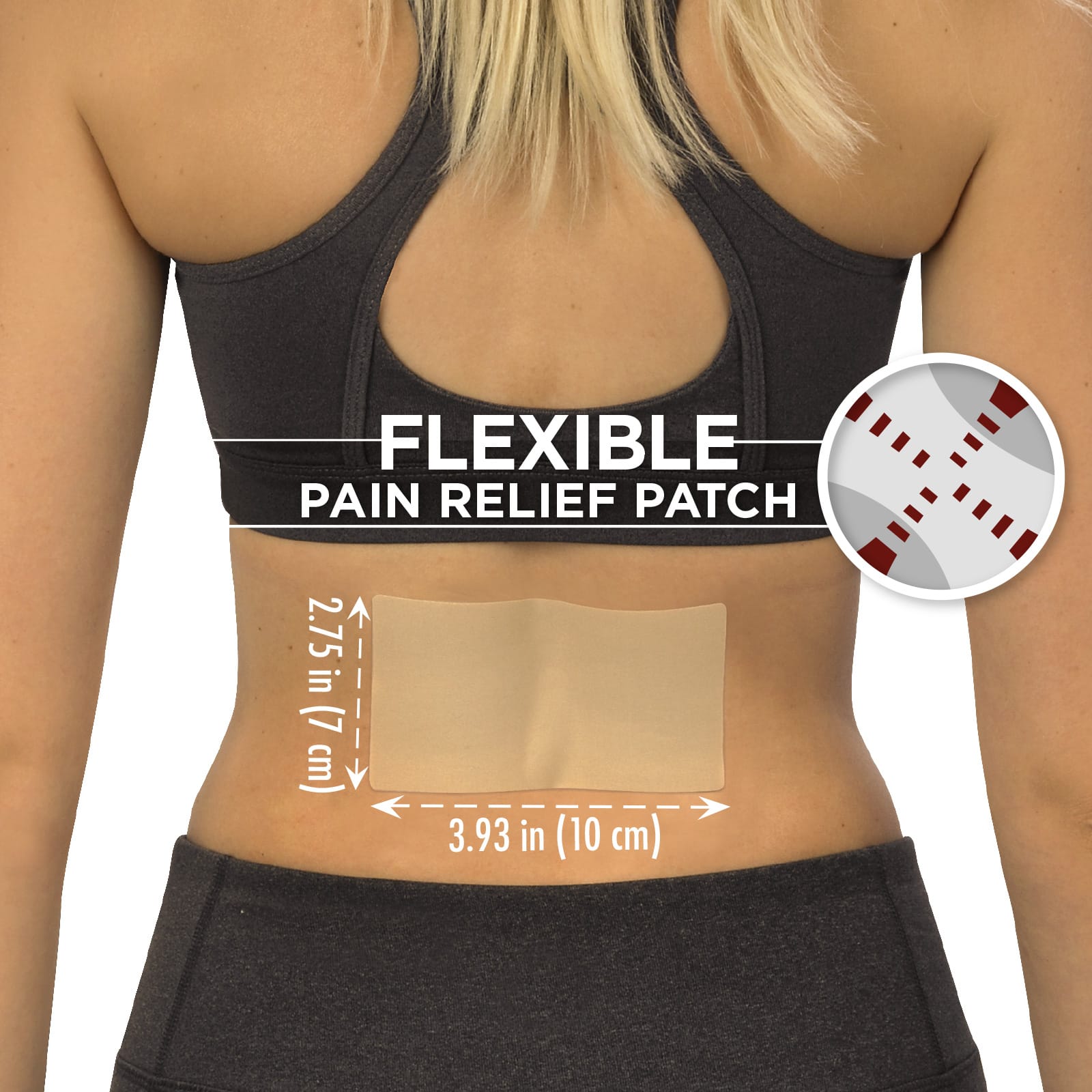 TheraCare Flexible Pain Patch 4% OTC Lidocaine, 7-Count - Image 5