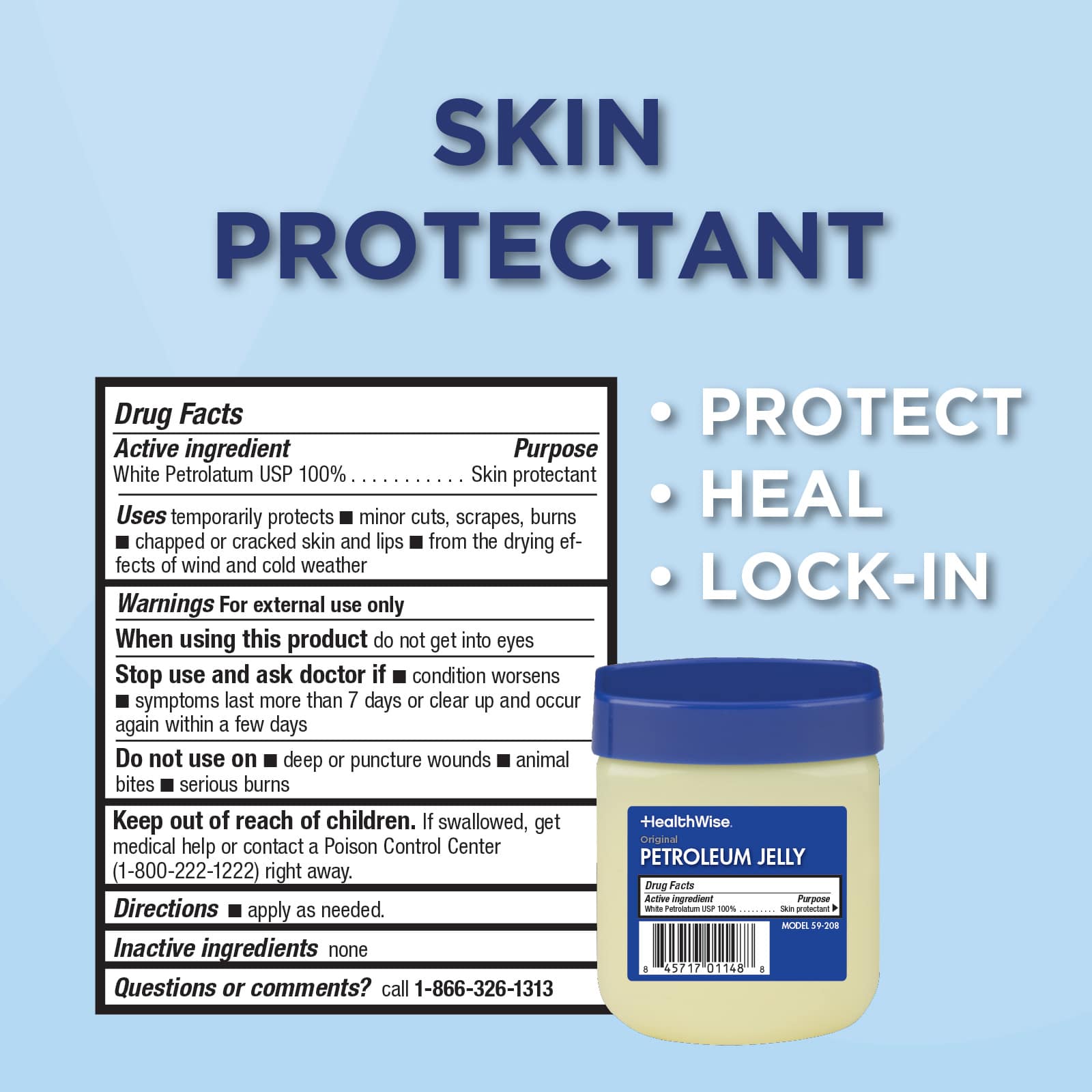 HealthWise Petroleum Jelly 4 oz - Image 2