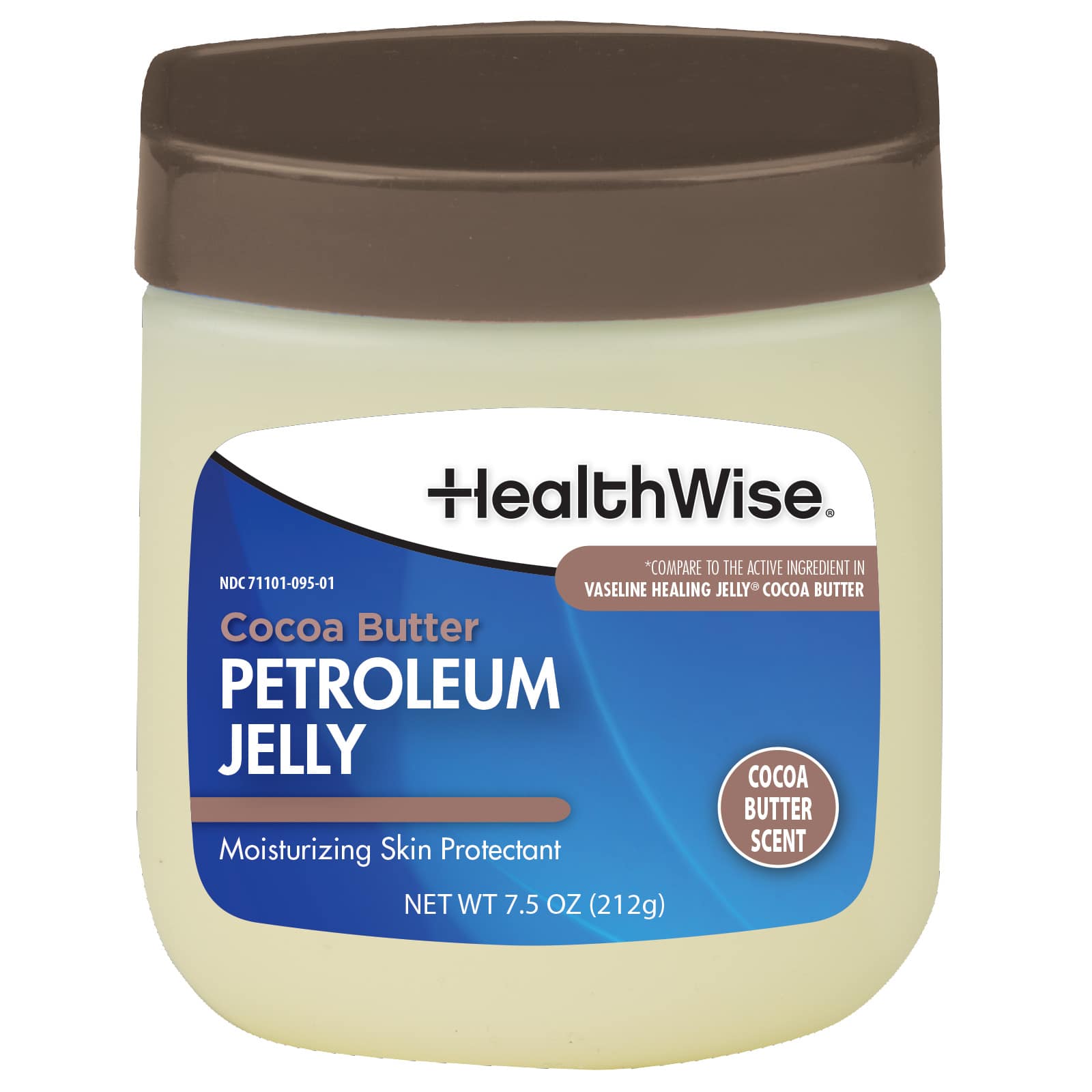 HealthWise Cocoa Butter Scented Petroleum Jelly 7.5 oz