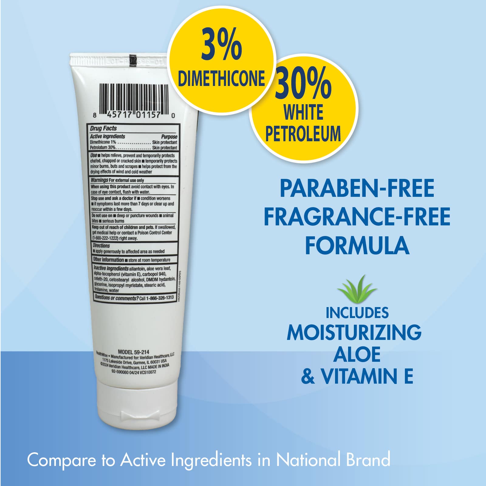 HealthWise Medicated Diabetic Foot Cream - Image 3