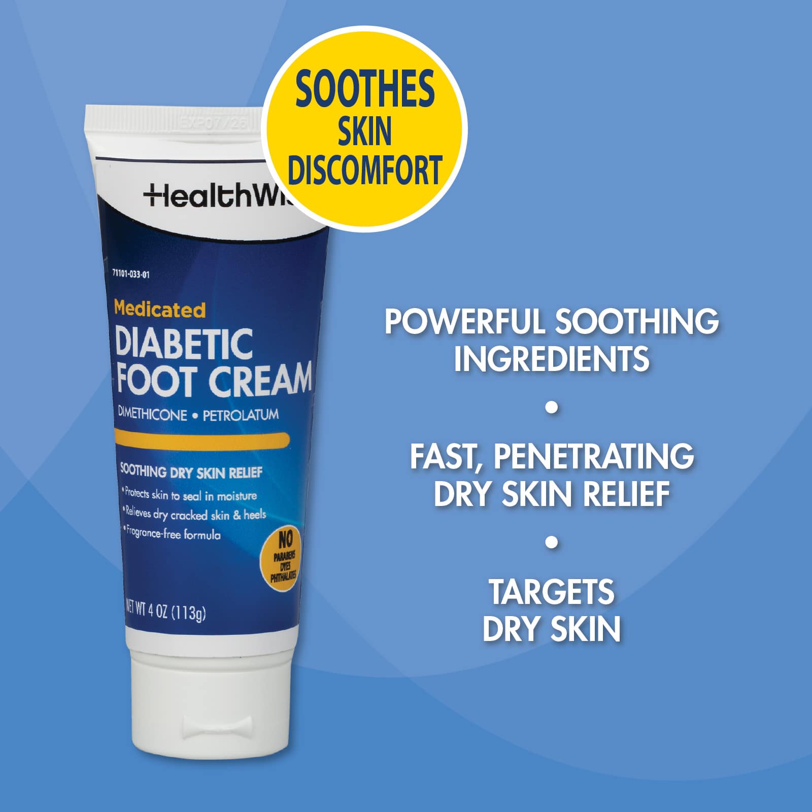HealthWise Medicated Diabetic Foot Cream - Image 5