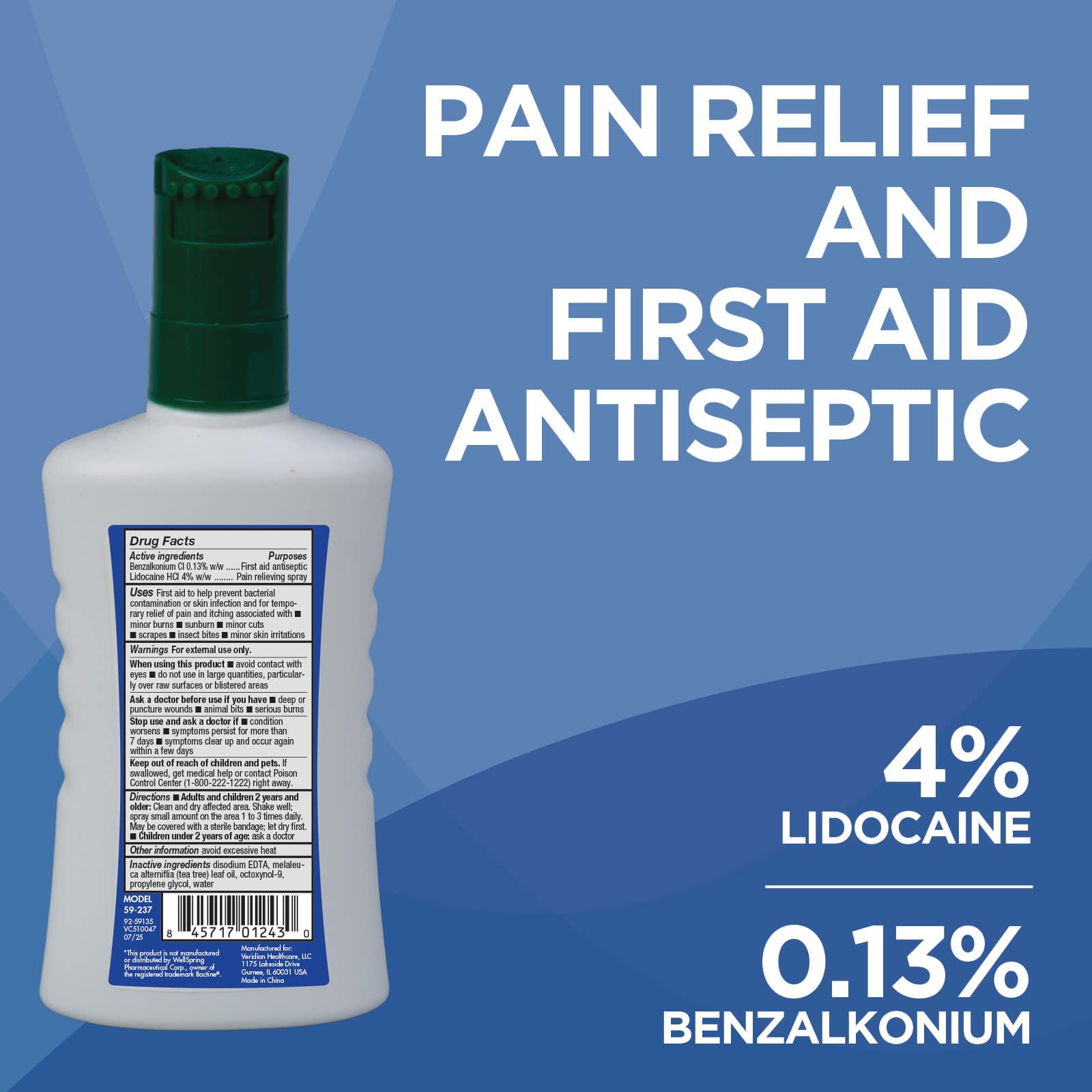 Maximum OTC Strength Pain Relief Cleansing Spray - Image 2