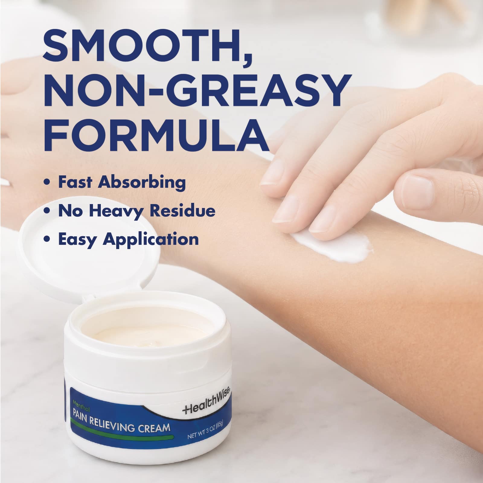 HealthWise Menthol Pain Relieving Cream - Image 5