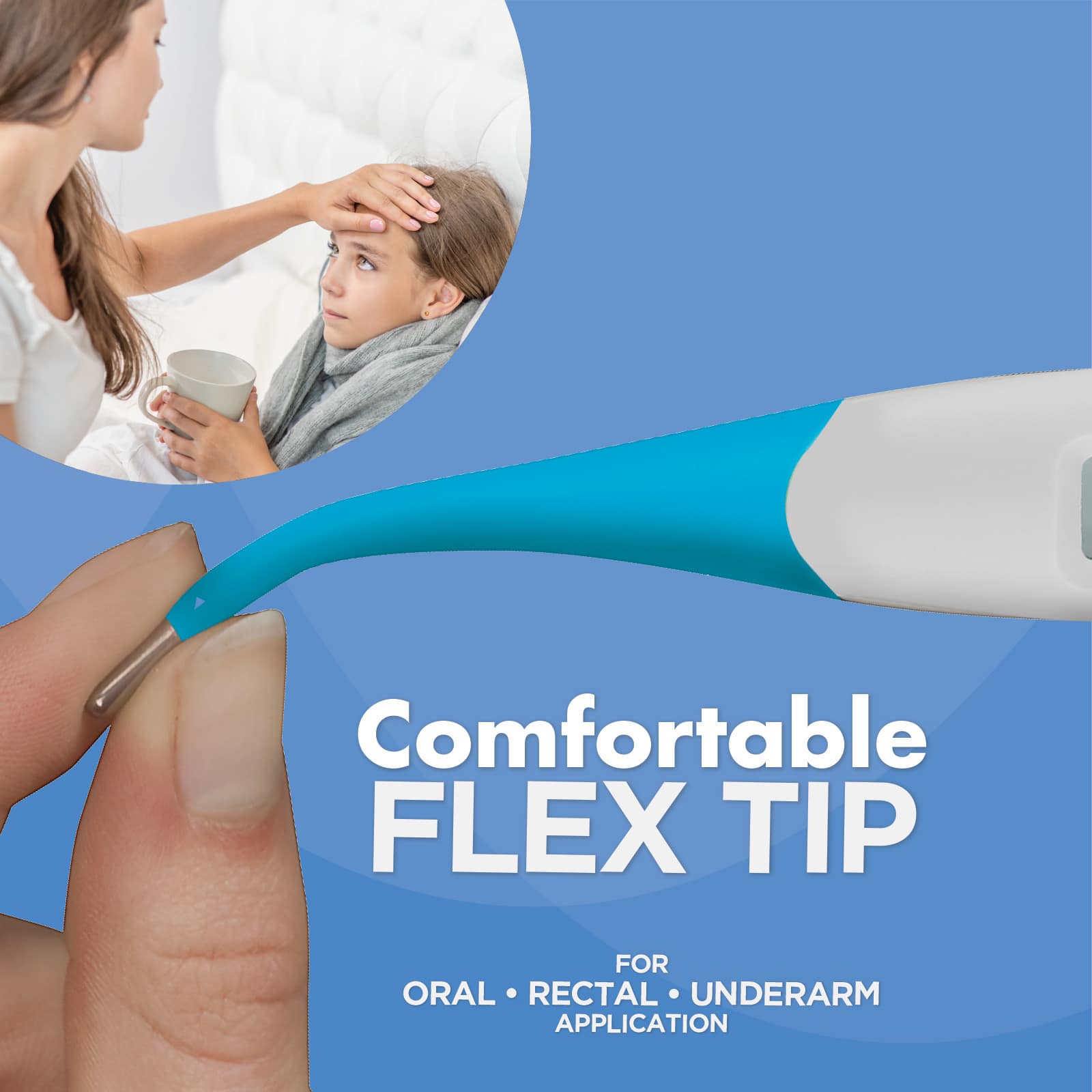 Healthwise Digital Thermometer 10-Second Flexible Tip - Image 4