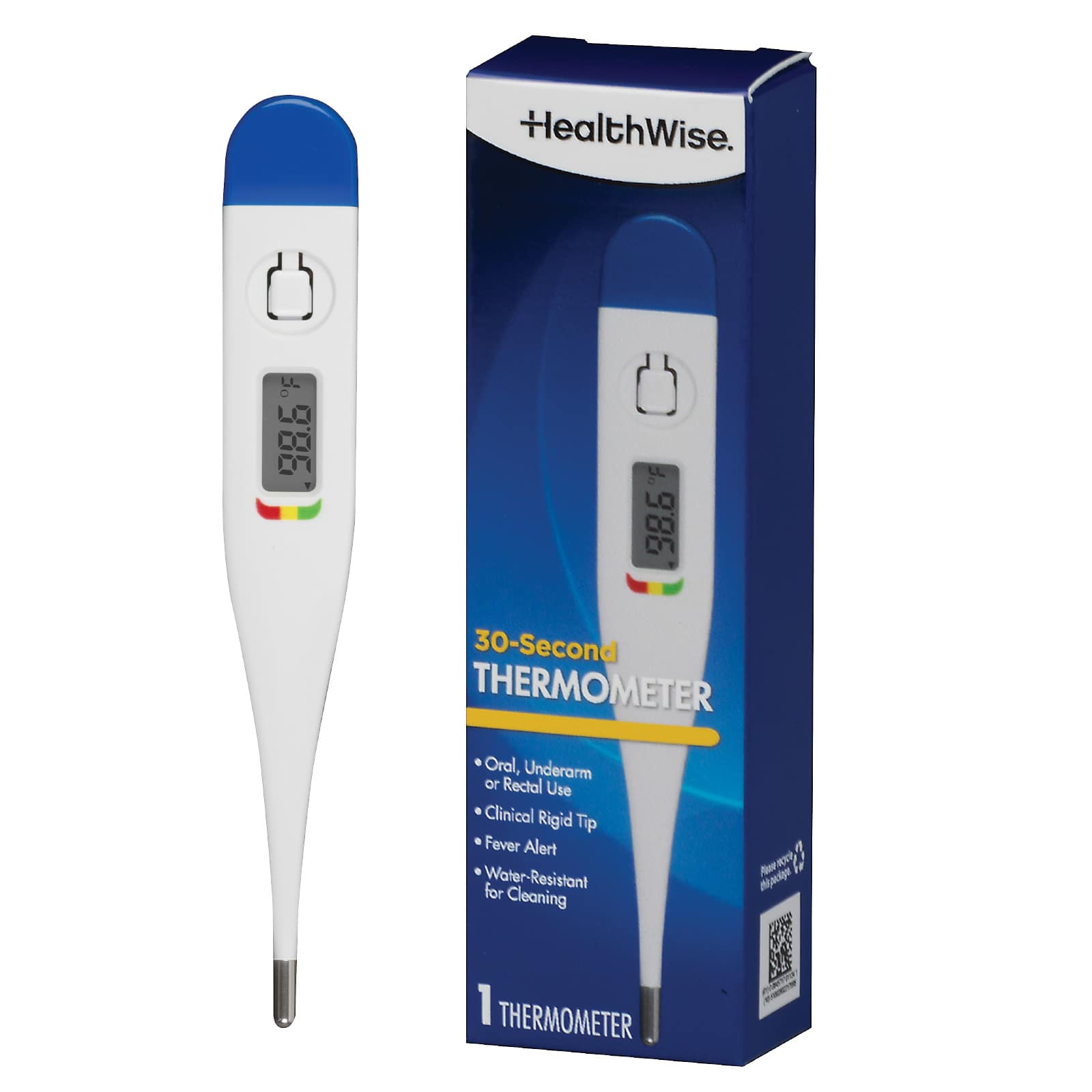 Healthwise Digital Thermometer 30-Second Readout