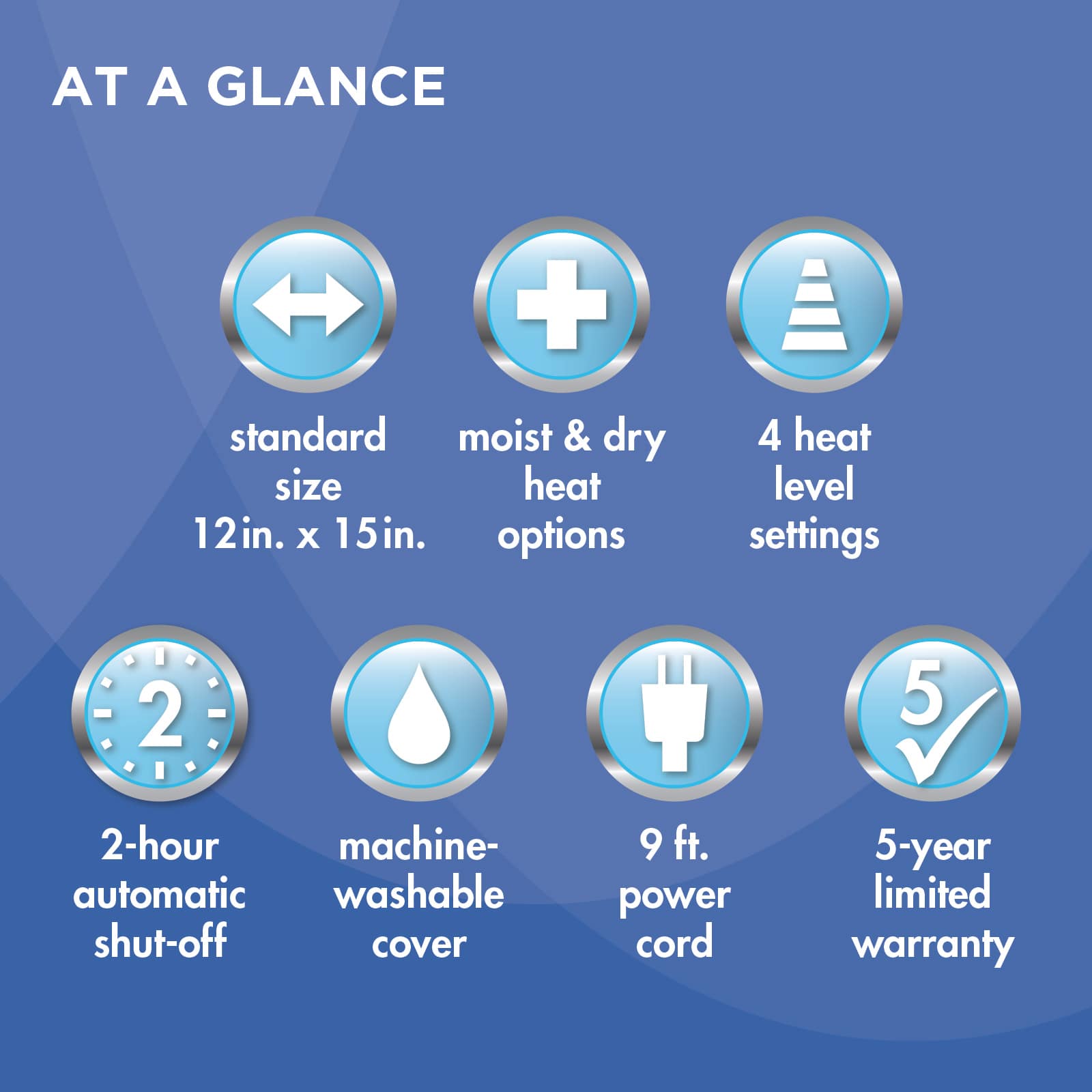 HealthWise Deluxe Heating Pad - Image 4