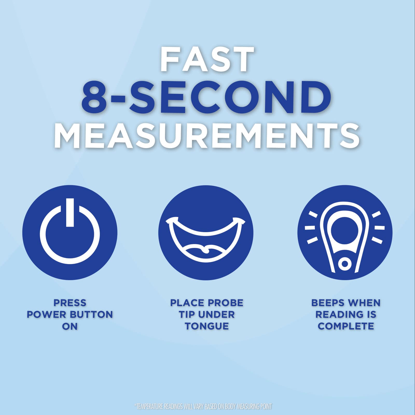 HealthWise Digital Thermometer 8-Second Flexible Tip - Image 2