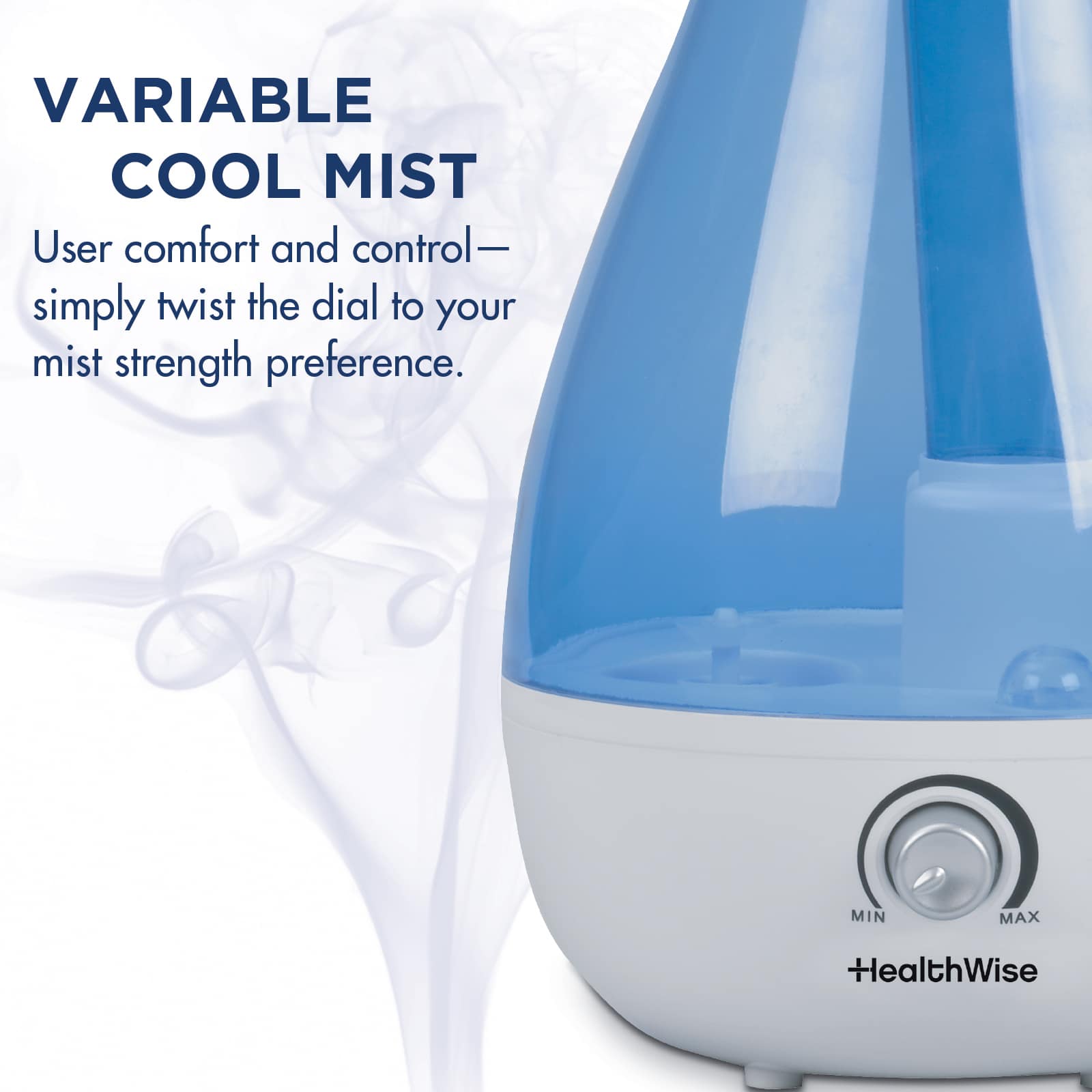 HealthWise Cool Mist Ultrasonic Humidifier - Image 5
